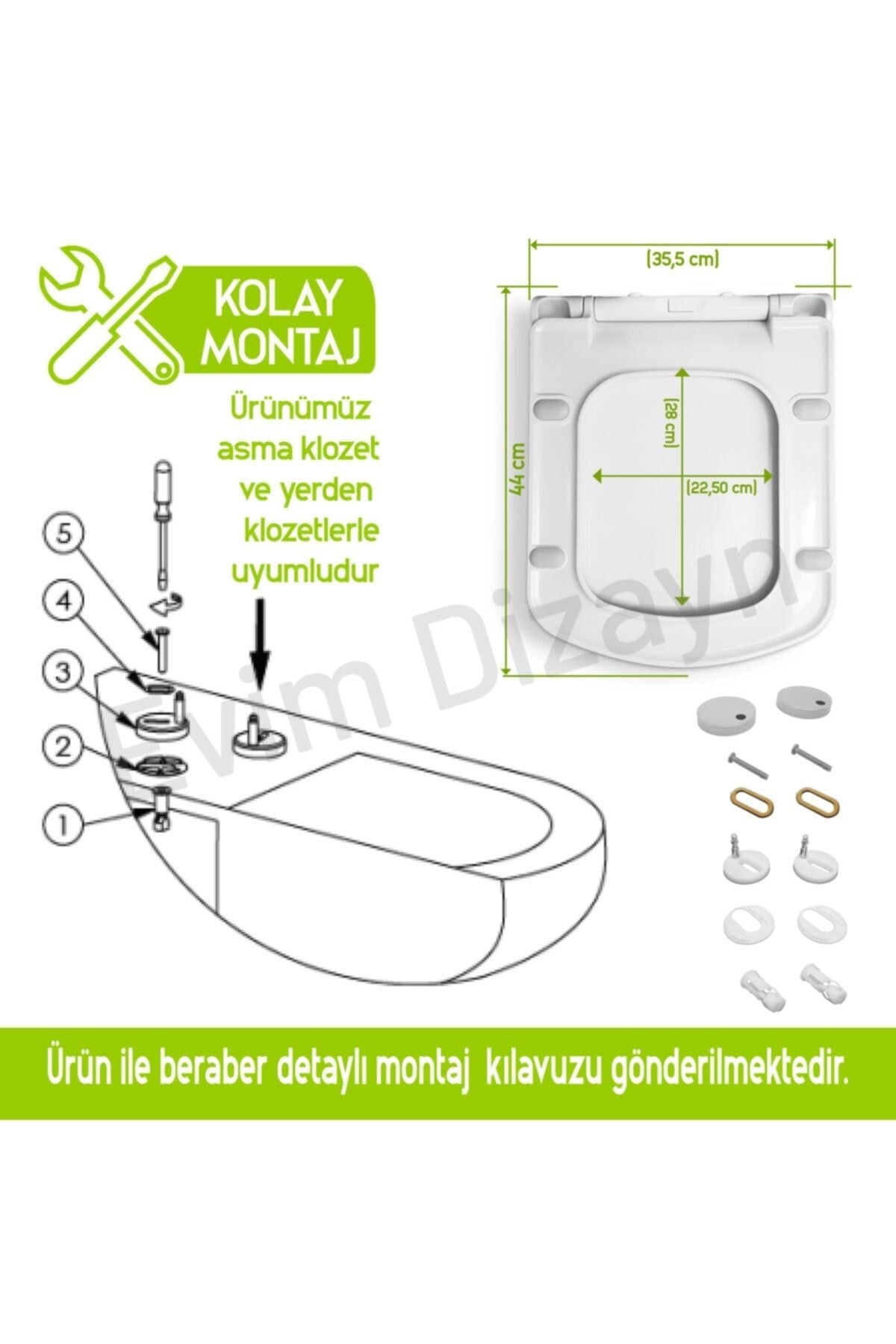 Aqua Bagno Basic Yavaş Kapanan Klozet Kapağı beyaz – Duroplast | 90.99.50.10