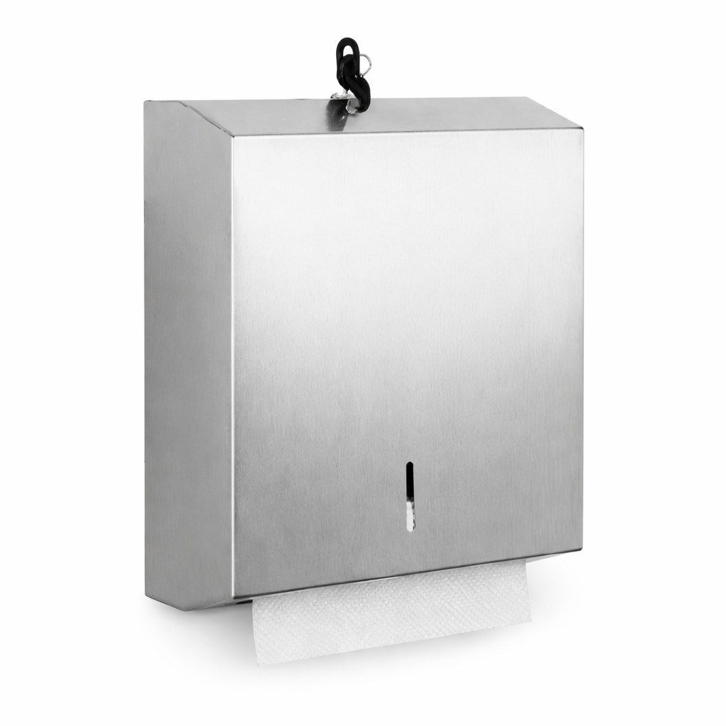 Aqua Bagno Basic Z Katlama Kağıt Verici 400’lük Paslanmaz Çelik Mat Krom Dispanser-35.99.52.02.01
