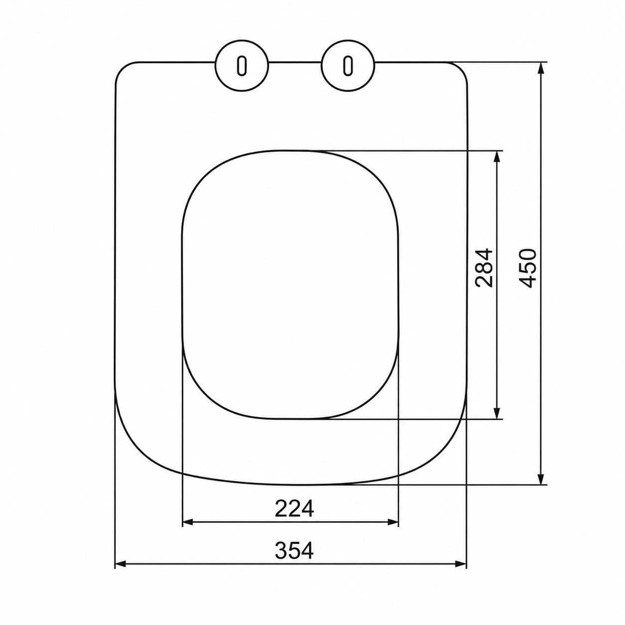 Aqua Bagno Etna Klozet Kapağı, Tak Çıkar-Yavaş Kapanan, Beyaz, Duroplast | 90.99.50.51