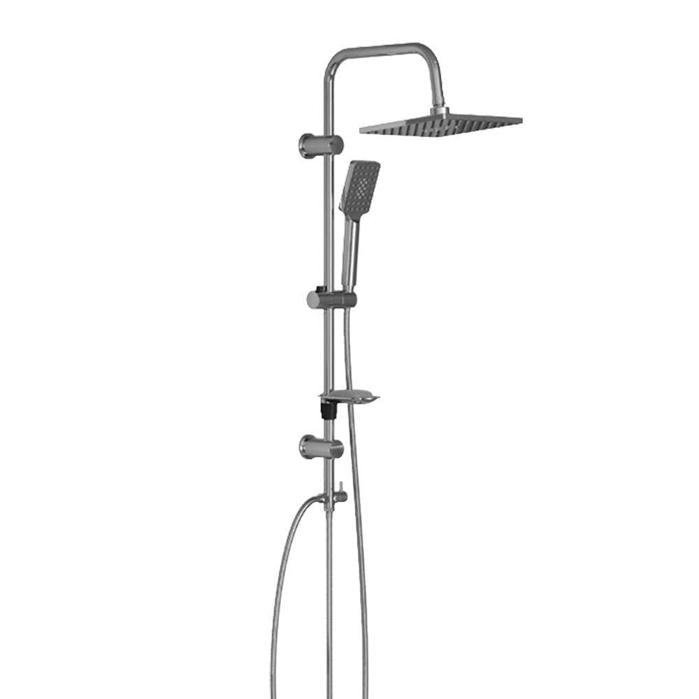 Aqua Bagno Flow Kare Tepe Duşu Seti, Parlak Krom