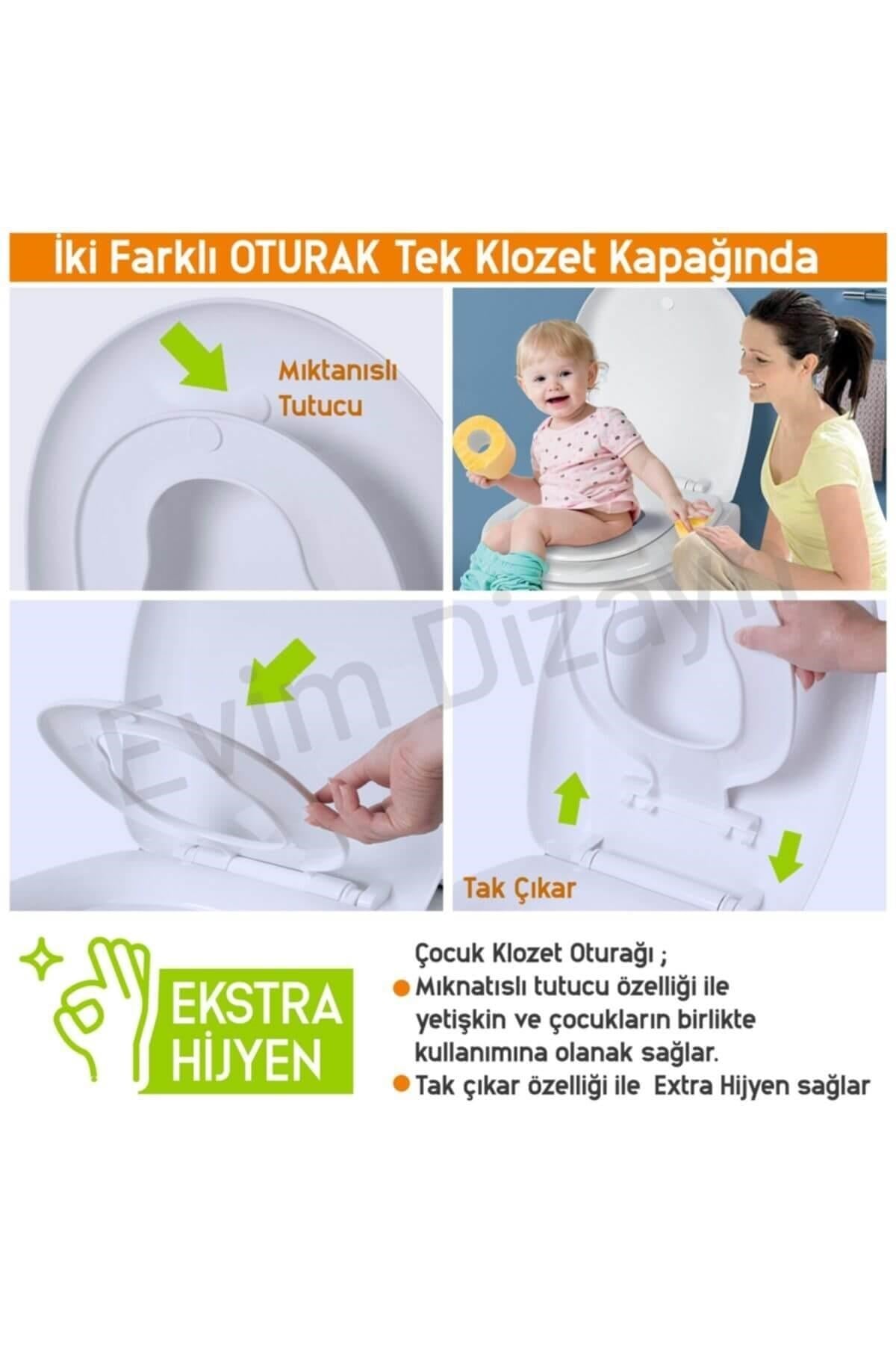 Aqua Bagno, Junior Klozet Kapağı, Beyaz, Yavaş Kapanan, PP | 90.99.50.06