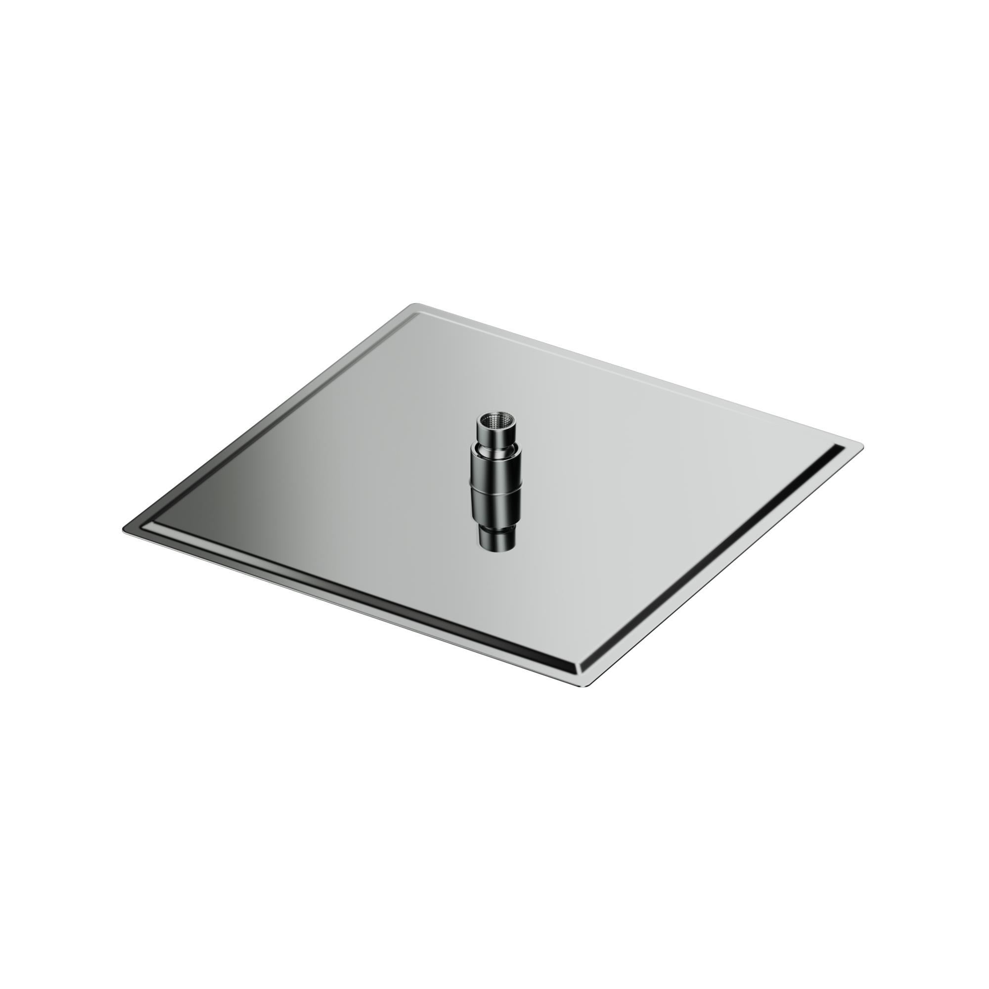 Aqua Bagno Mega Kare Tepe Duşu, Paslanmaz Krom, 30x30 cm | 30.30.77.01.06