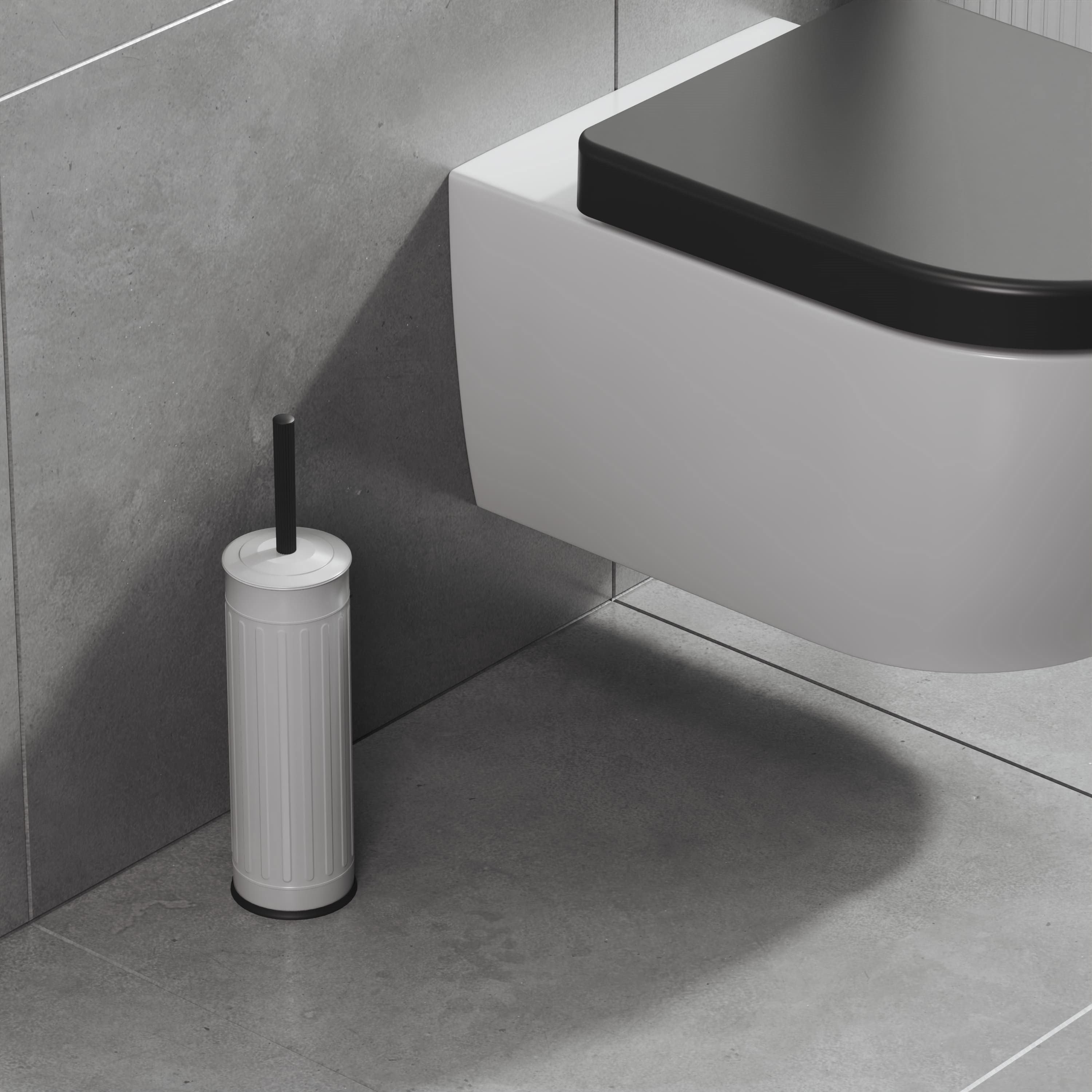 Aqua Bagno Midas Klozet ve Tuvalet Fırçası , Beyaz | 35.22.55.01.04