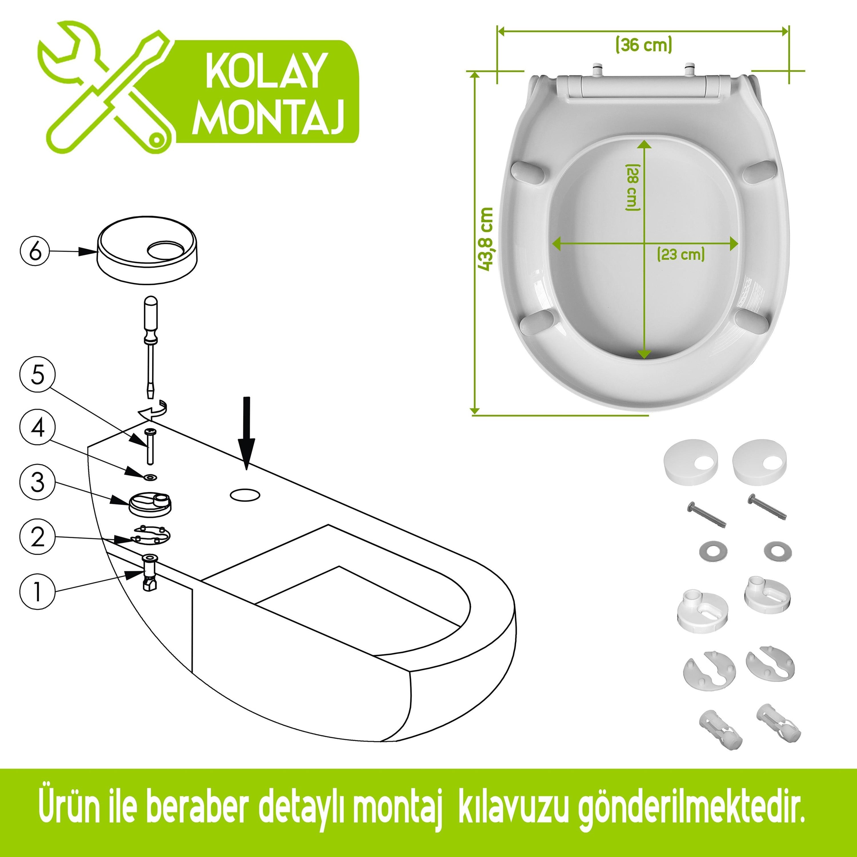 Aqua Bagno, Neo Klozet Kapağı, Beyaz, Yavaş Kapanan, PP | 90.99.50.08