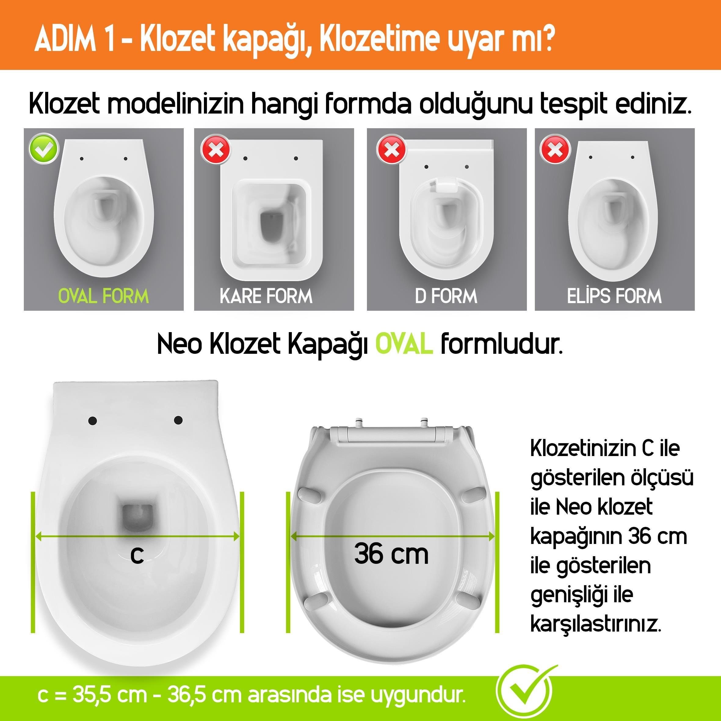 Aqua Bagno, Neo Klozet Kapağı, Beyaz, Yavaş Kapanan, PP | 90.99.50.08