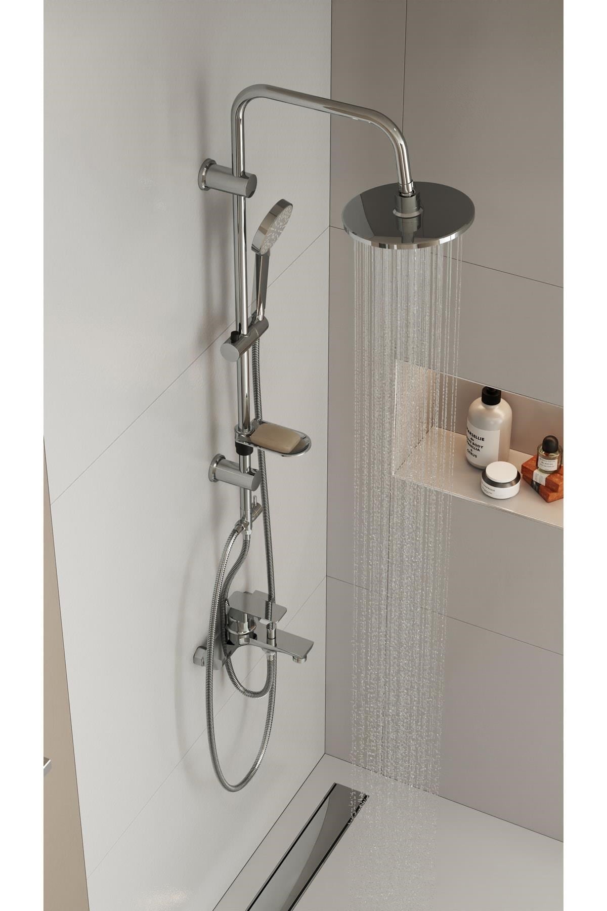 Aqua Bagno Neo Tepe Duşu Seti | 30.27.01.01.01