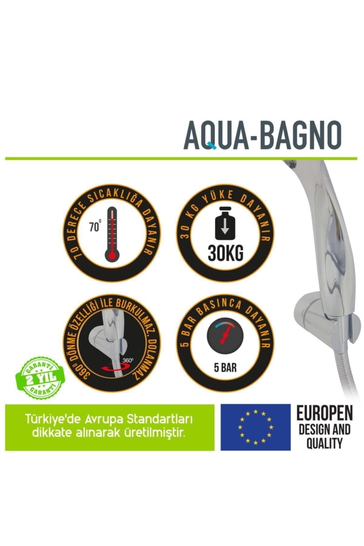 Aqua Bagno Smart Duş Hortumu - Spirali - Zinciri 150 cm | 90.25.24.01