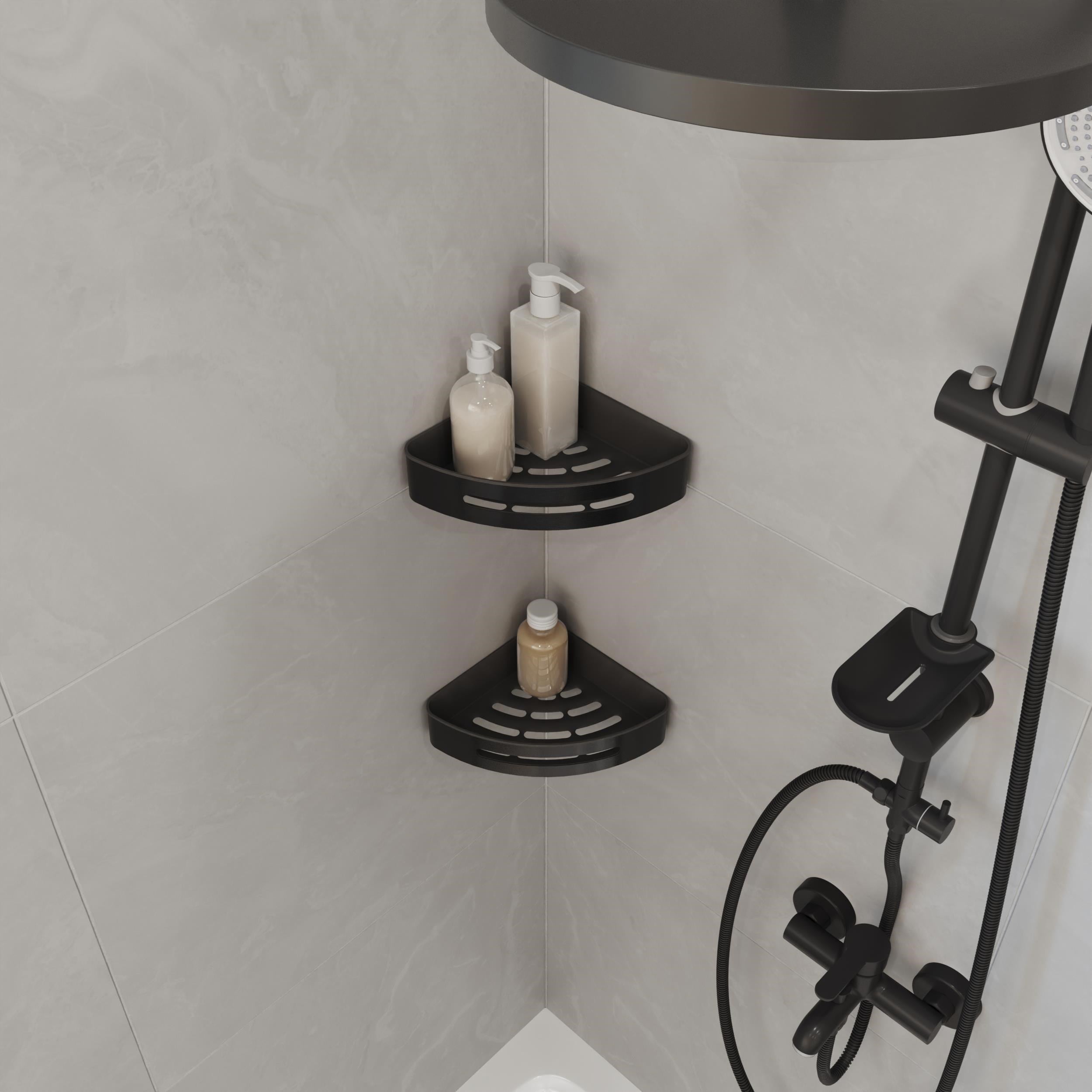 Aqua Bagno Smart Köşe Süngerlik 20x20 cm, Mat Siyah | 35.29.56.02.03