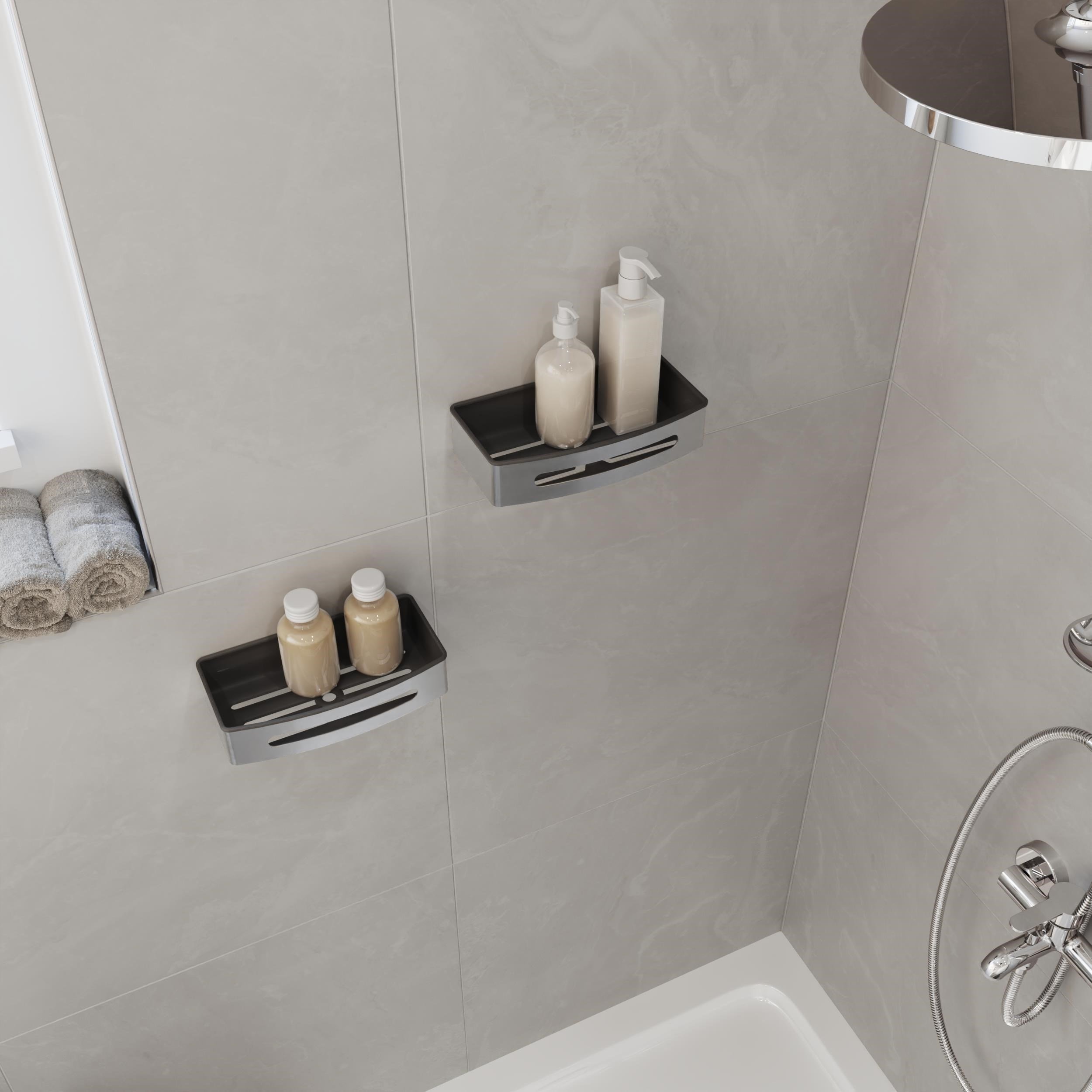 Aqua Bagno Smart Tekli Süngerlik 24x12,5 cm, Parlak Krom | 35.29.56.03.01