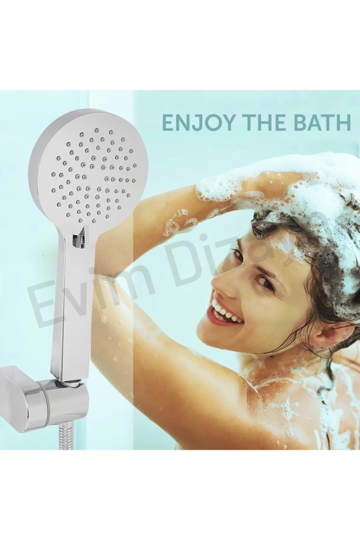 Aqua Bagno Smile El Duşu Seti - 3 Parça - 150 cm Spiral Hortum | 90.25.27.02