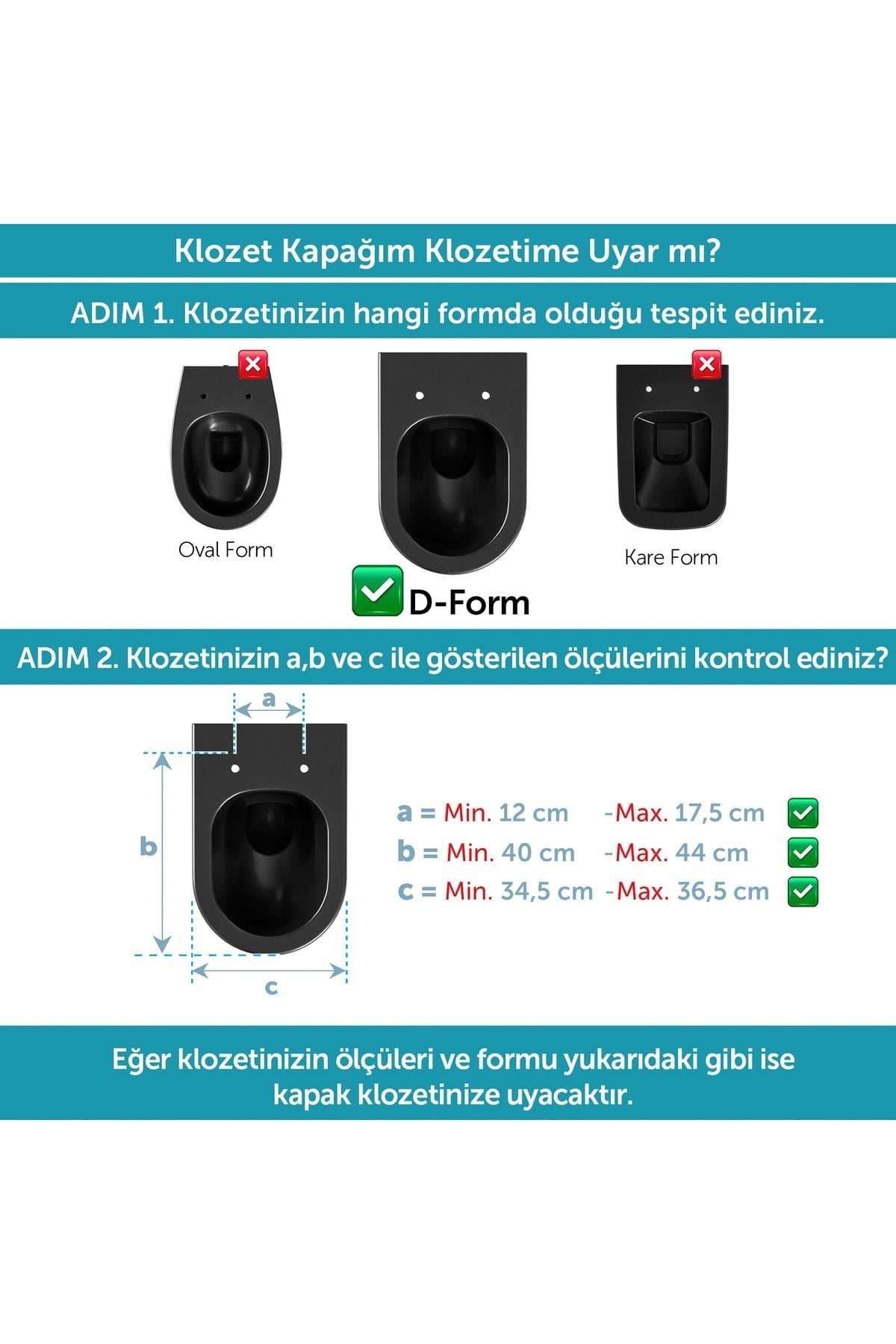 Aqua Bagno Zero Yavaş Kapanan Klozet Kapağı, Mat Siyah, Duroplast | 90.99.50.42