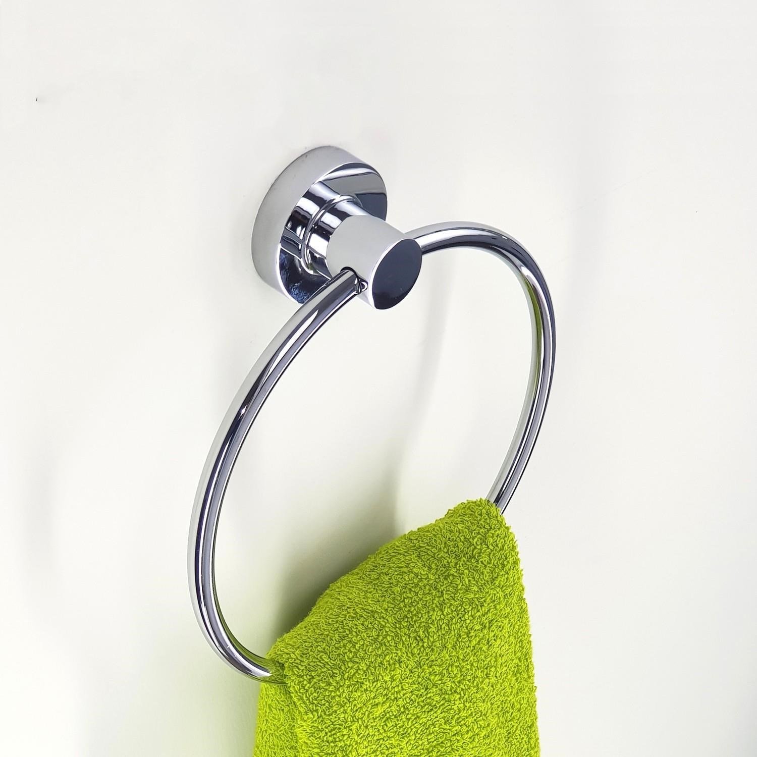 Aqua Bagno Zero Yuvarlak Havluluk - Parlak Krom | 35.21.51.03.01