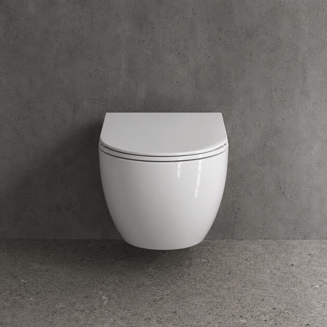 Dura Bagno Siena Asma Klozet Rimless 52,5 cm Yavaş Kapanır Kapak Dahil Beyaz | DBO.36.01.03.03