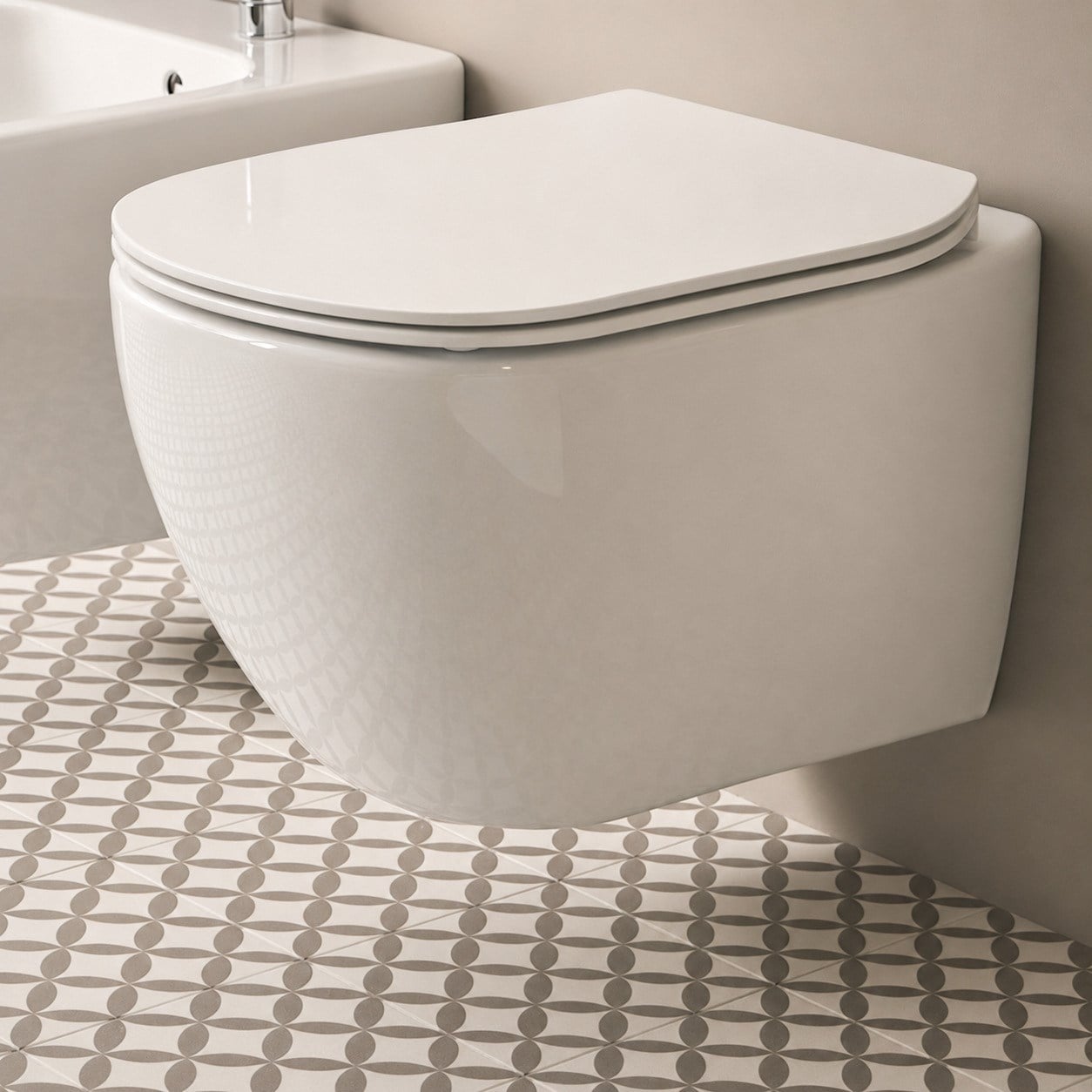 Ideal Standard Idealmood Asma Klozet AquaBlade® Thin Kapak Dahil Beyaz Soft Close | T466501