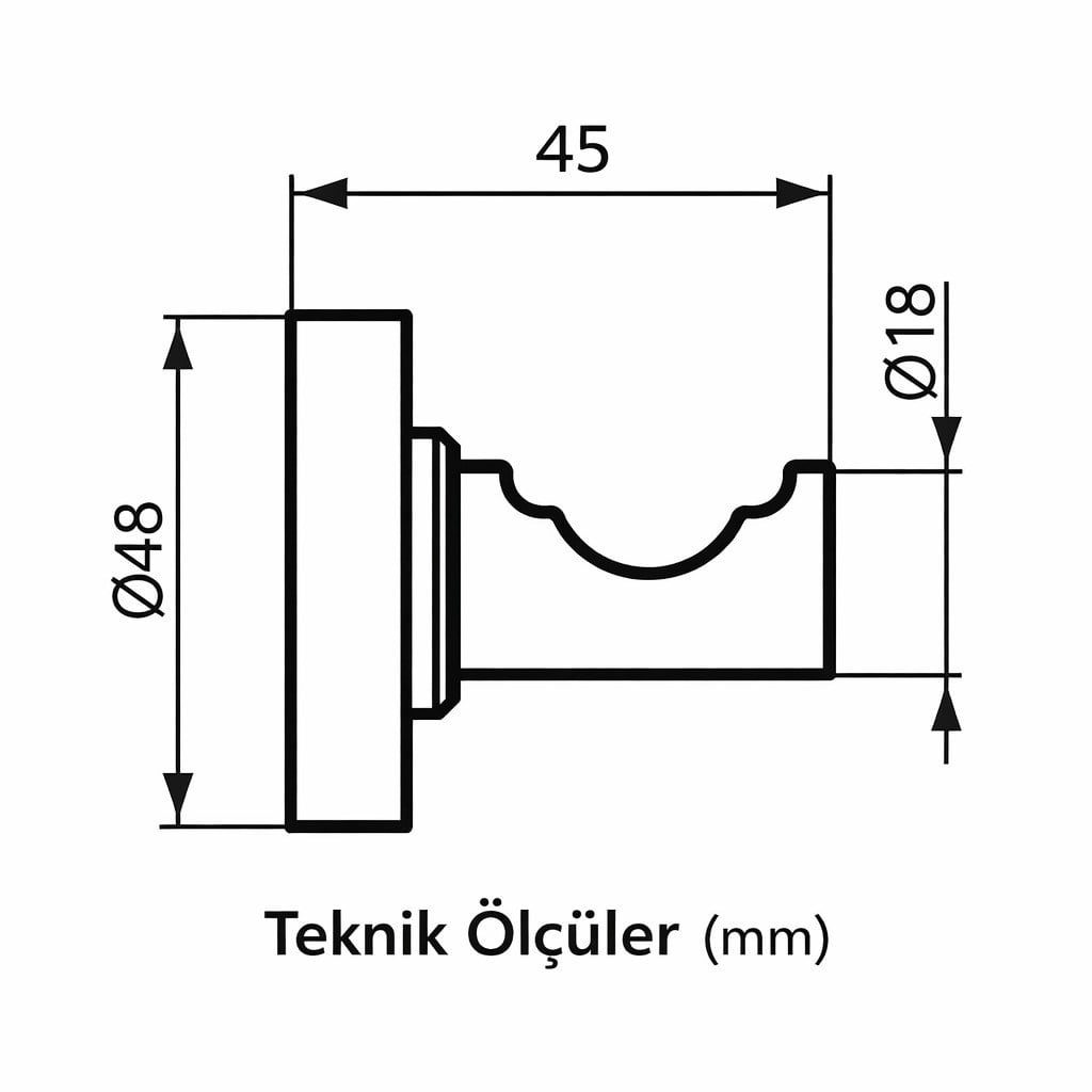 Ideal Standard Iom Askılık-Krom | A9115AA