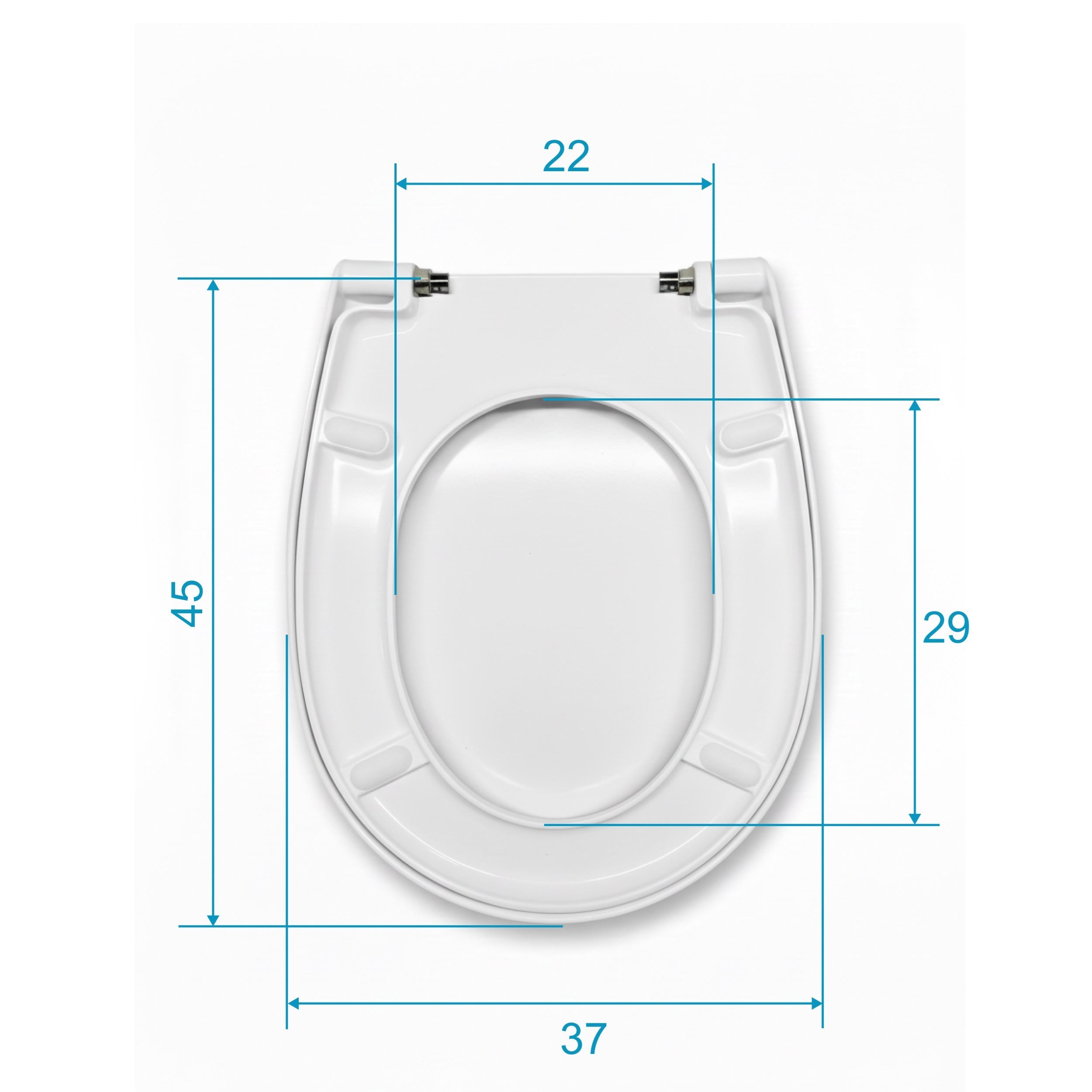 Ideal Standard Strada O – Z299001  Yavaş Kapanan Klozet Kapağı, Beyaz,  Metal Menteşeli