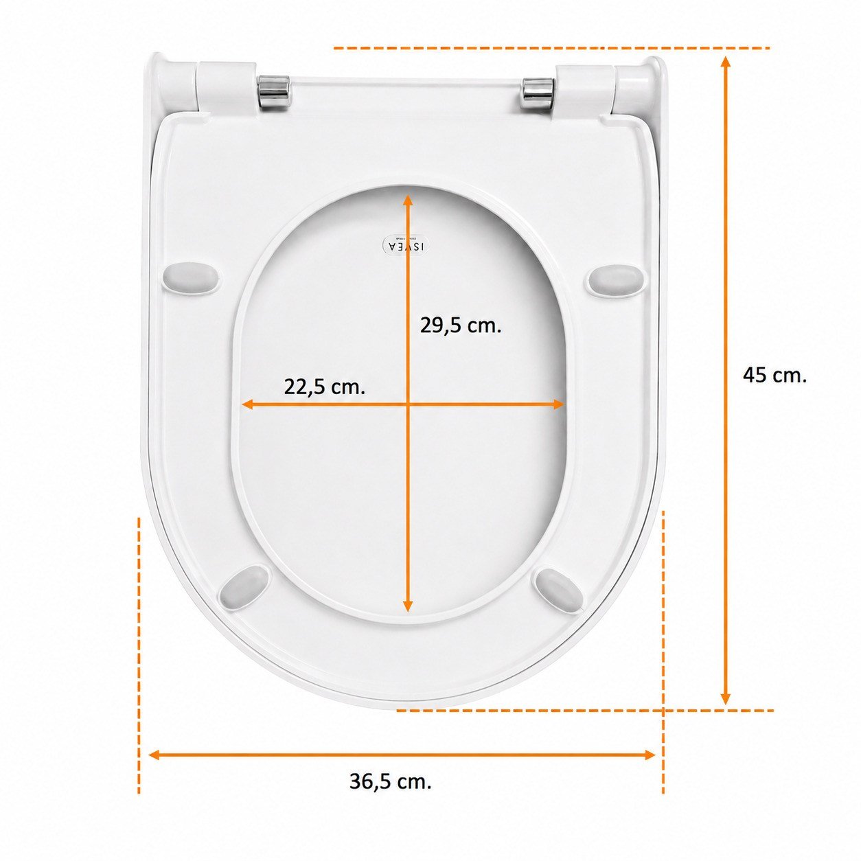 Isvea K30 DP Klz.Kaset Kap. Yvş.Kpn.T.Çıkar Beyaz | 40K30200I