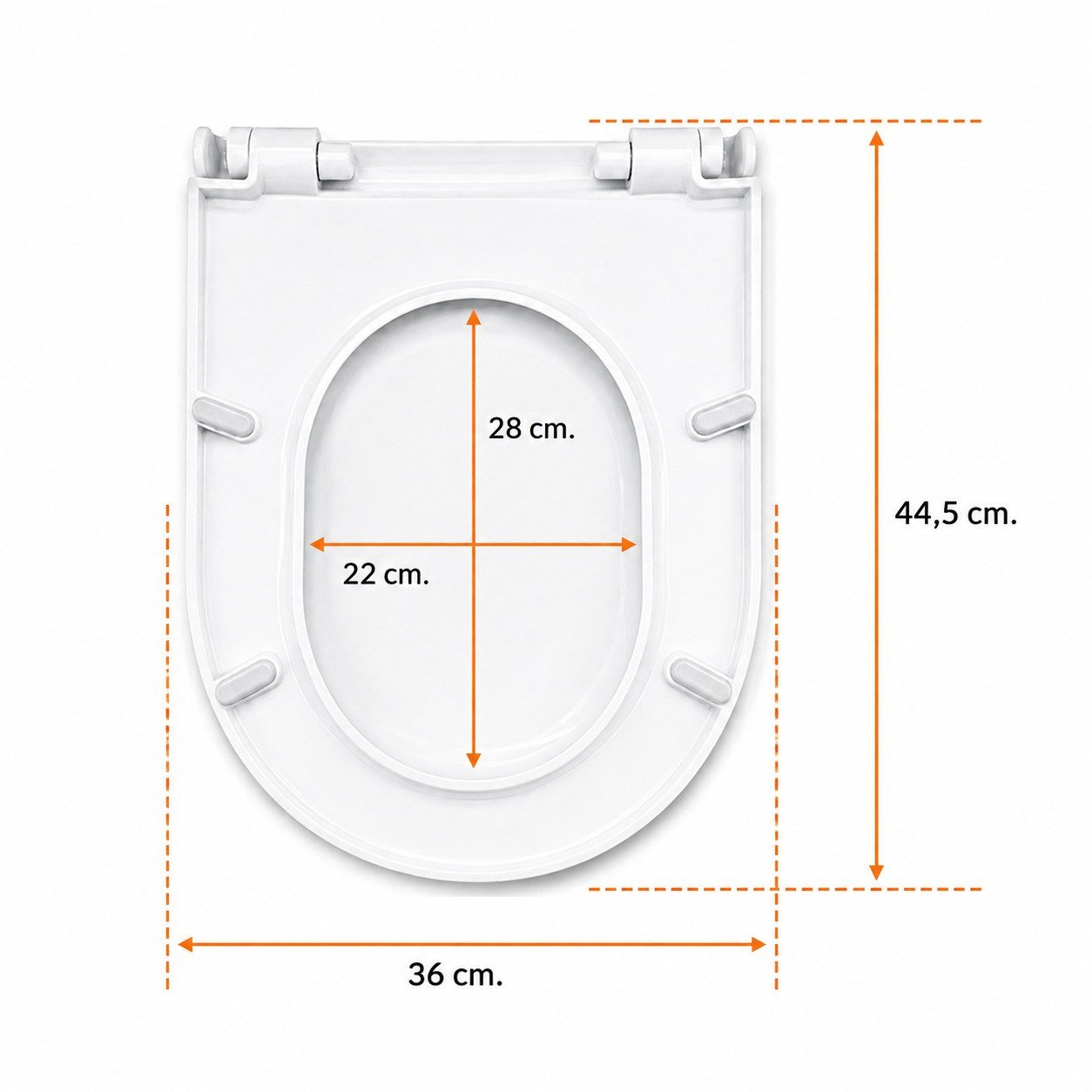 Isvea KF DP Klozet Kapağı 40KF0200I , Yavaş Kapanan. Tak Çıkar, Slim,Beyaz | 40KF02001I