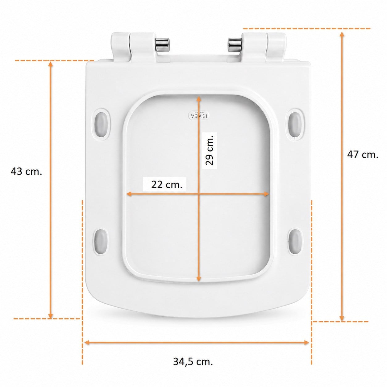 Isvea S10 DP Klz.Kap.SmartFixPlus Yvş.Kpn.T.Çıkar Slim Beyaz | 40S10200IS