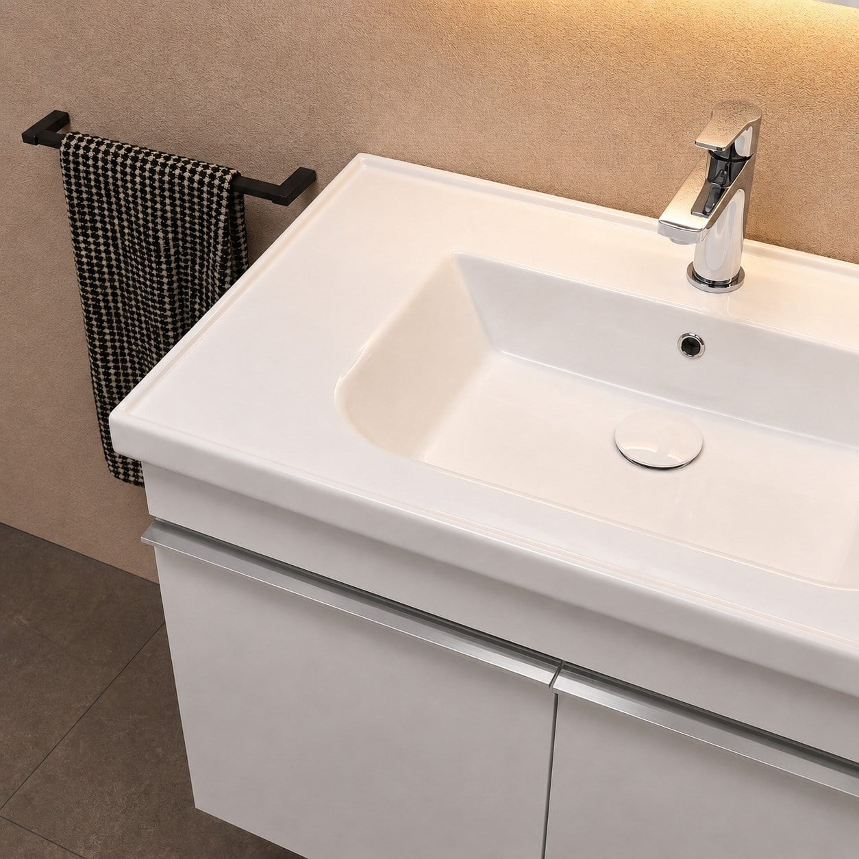 ISVEA Sistema L İnce Formlu Lavabo 81x46,5 cm Beyaz | 10LE50081