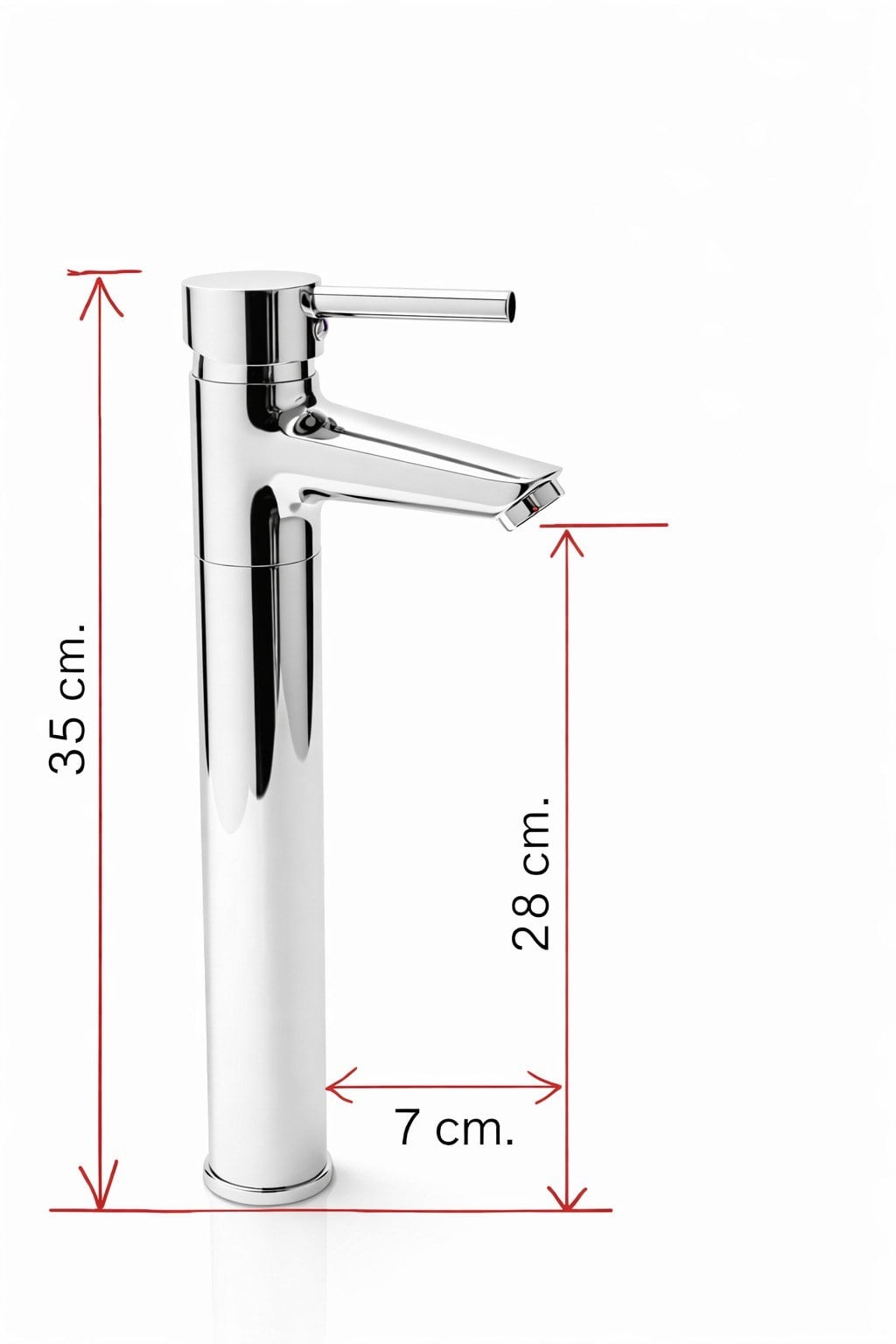 Nuss Lilyum Plus Yüksek Lavabo Bataryası krom-N-9211