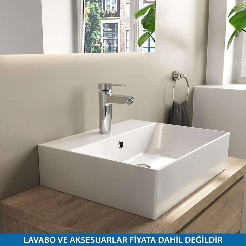 Nuss Safir Lavabo Bataryası- Krom-N-9601