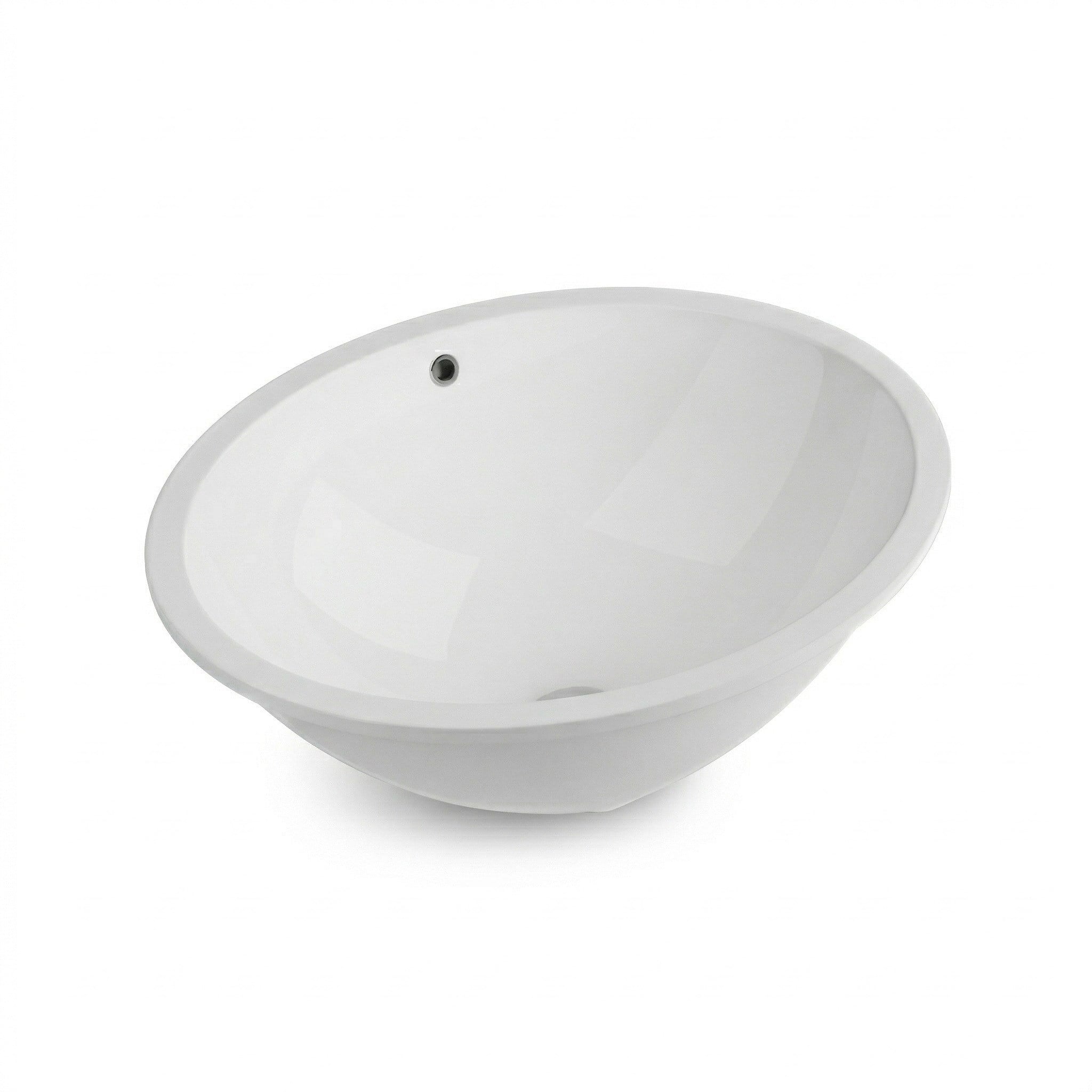 Quarter Bath Tezgah Altı Lavabo 49x39 cm – Gömme Lavabo – Parlak Beyaz Seramik | 70SP25049