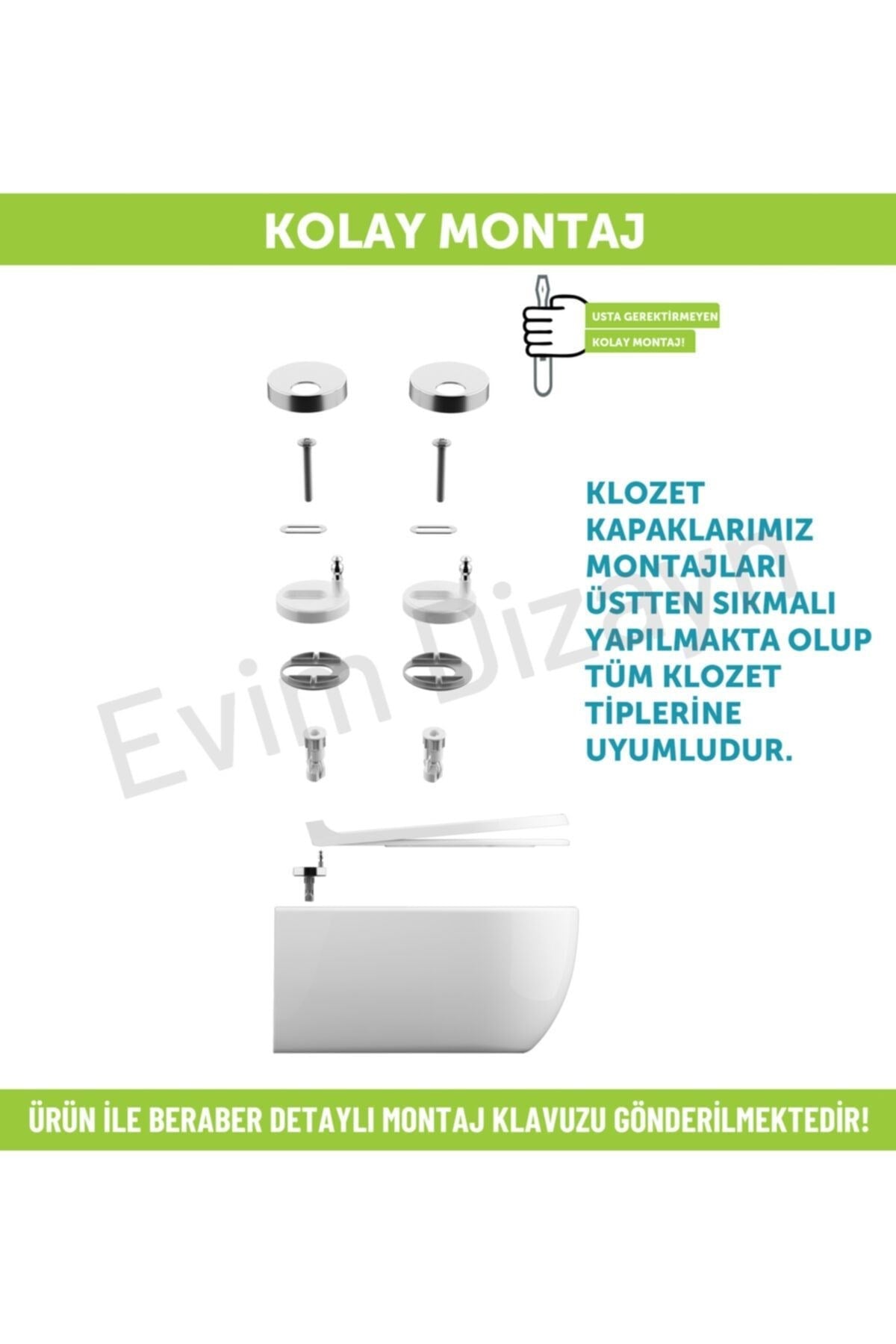 Roxy Yavaş Kapanan Klozet Kapağı – DP – Beyaz | 90.99.50.12