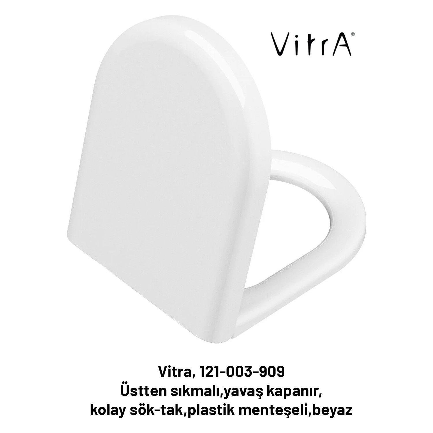 Vitra S50 Rim-Ex Kanalsız Asma Klozet + Vitra Yavaş Kapanan Kapak Set 2 Parça