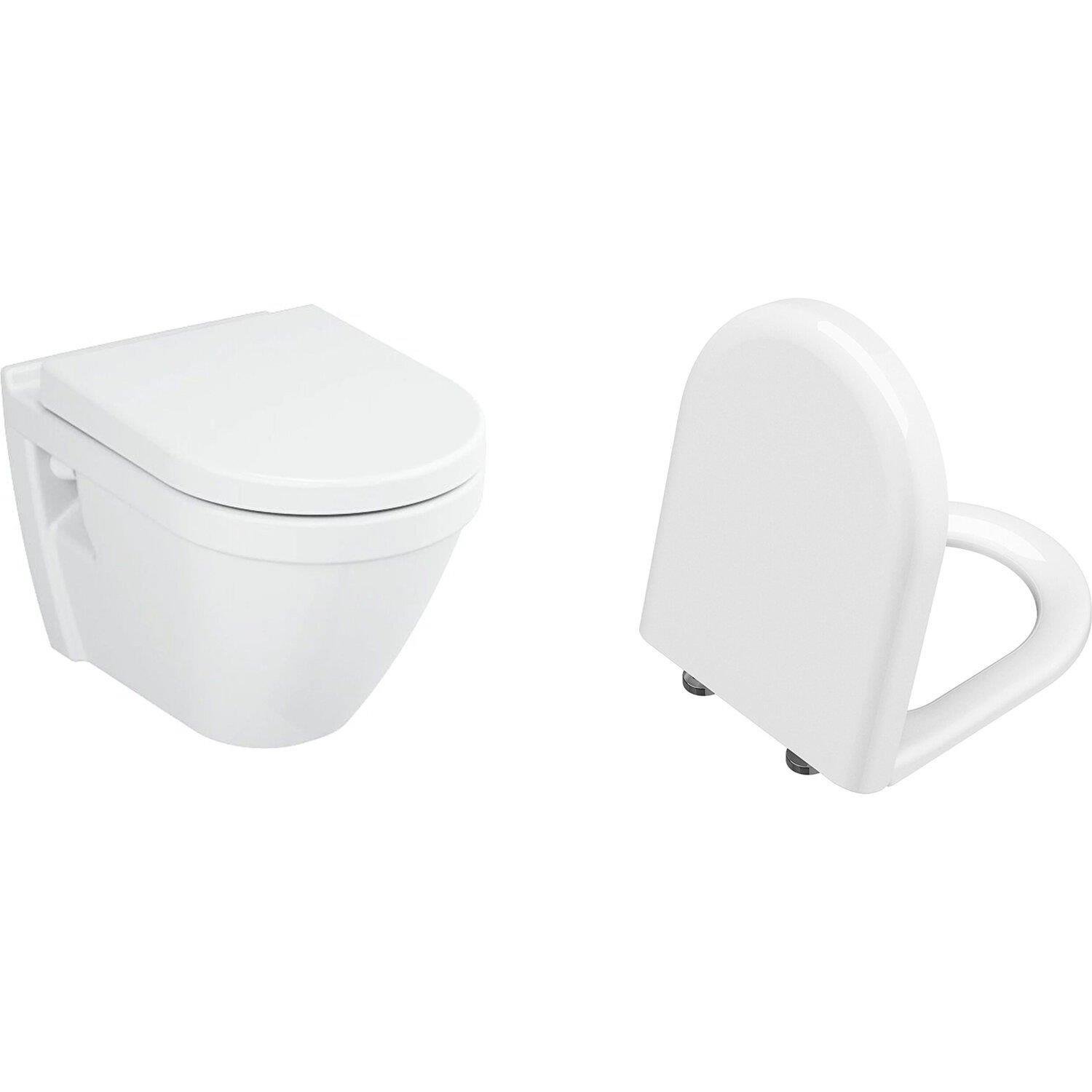 Vitra S50 Rim-Ex Kanalsız Asma Klozet + Vitra Yavaş Kapanan Kapak Set 2 Parça