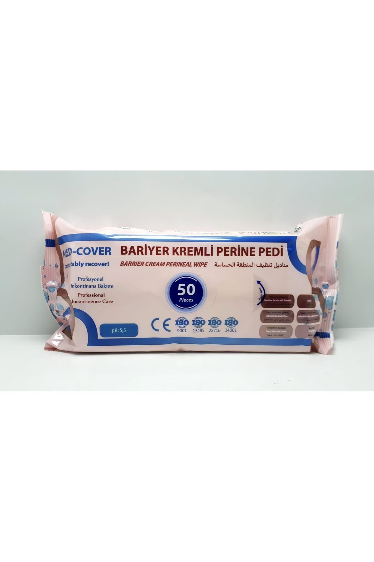 Bariyer Kremli Perine Bölgesi Temizleme Pedi/mendili 50'li - 8 Adet