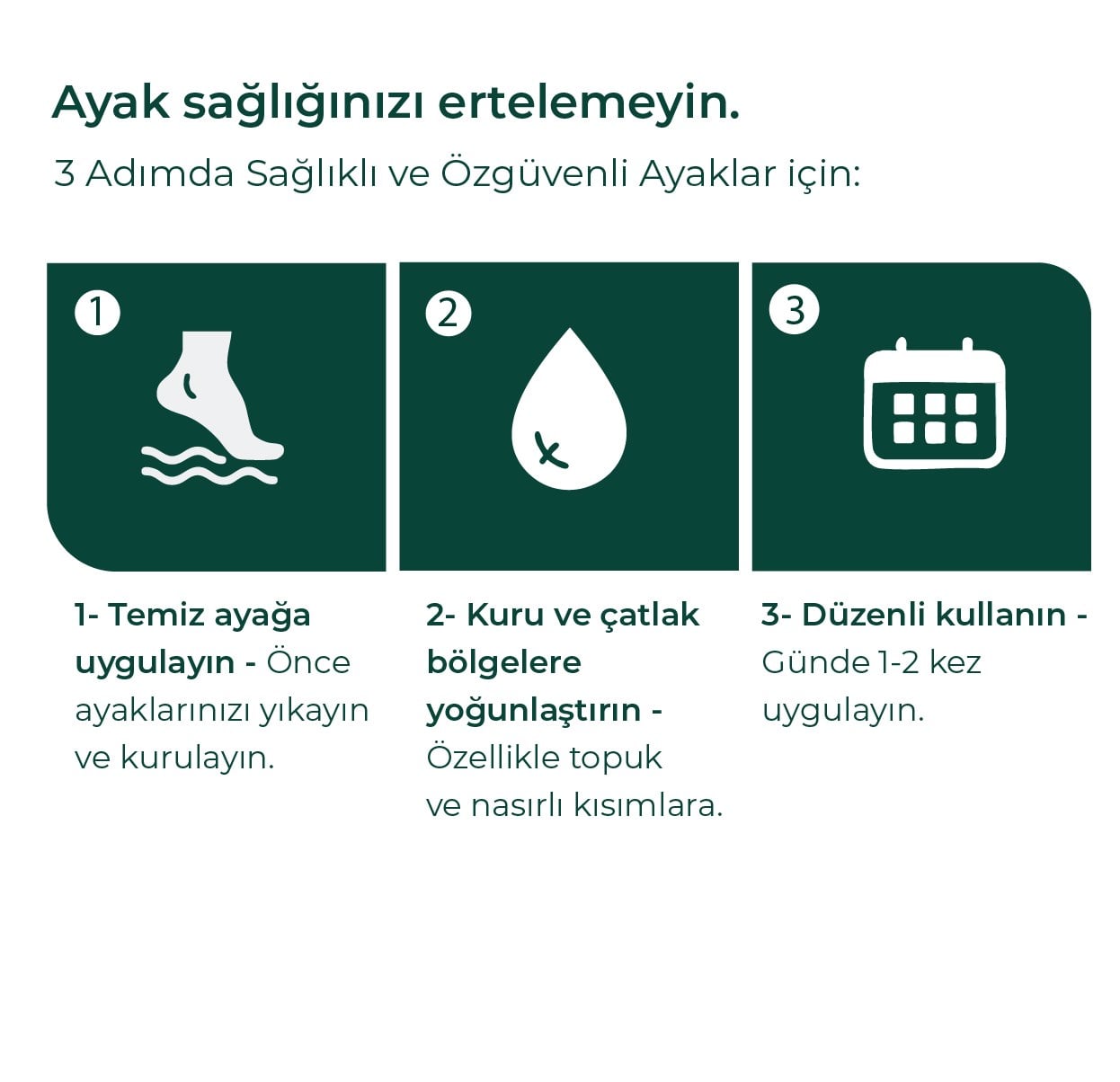 MED-COVER Ayak Bakım Kremi x 3 adet– Uyumlu & Hassas Ciltlere Özel (%10 Üre, Shea Butter, Beeswax)