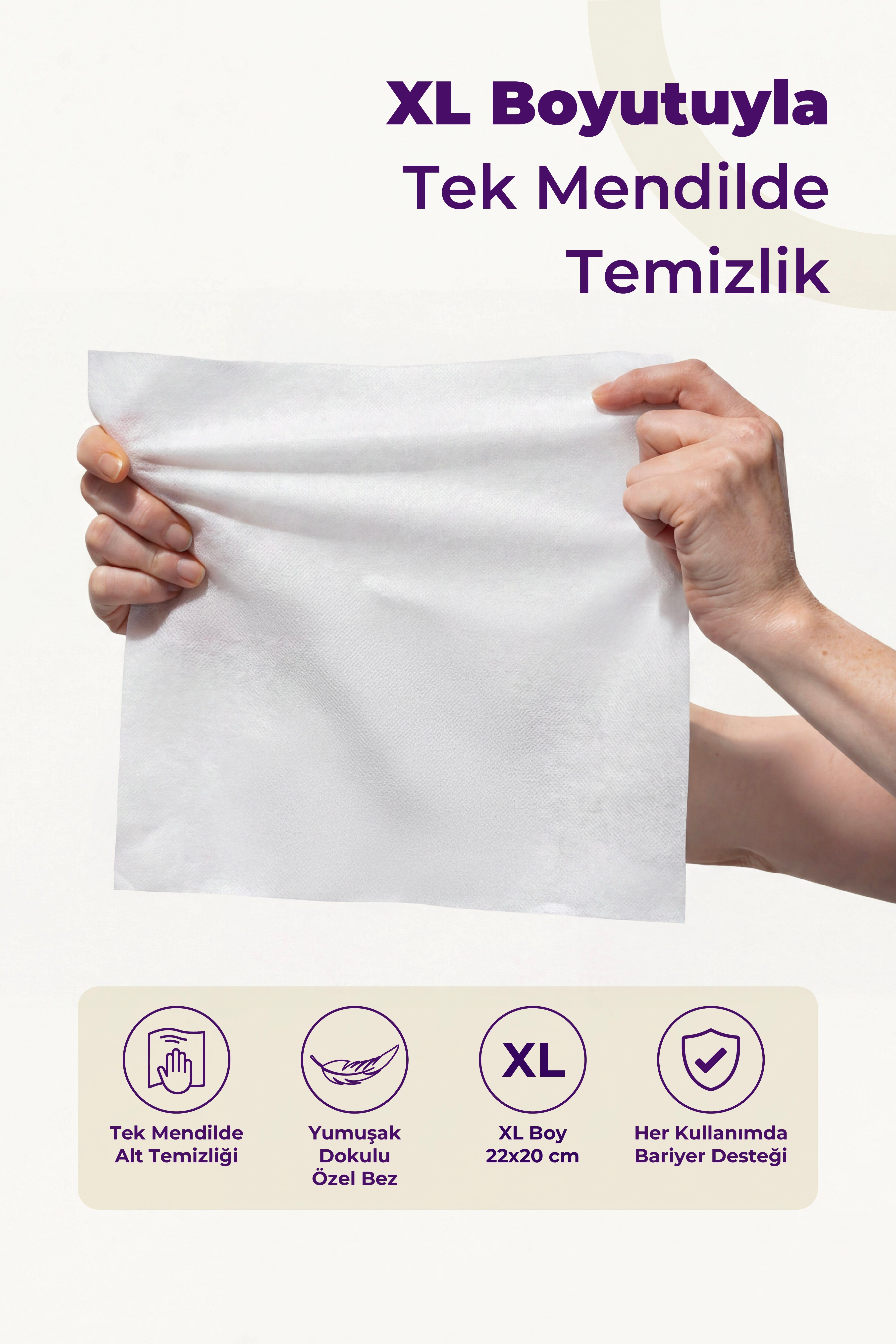 Med-Cover Baby Pişik Önleyici Bakım Mendili – Pudra Esintisi  / 50'li x 12 Avantaj Paketi 