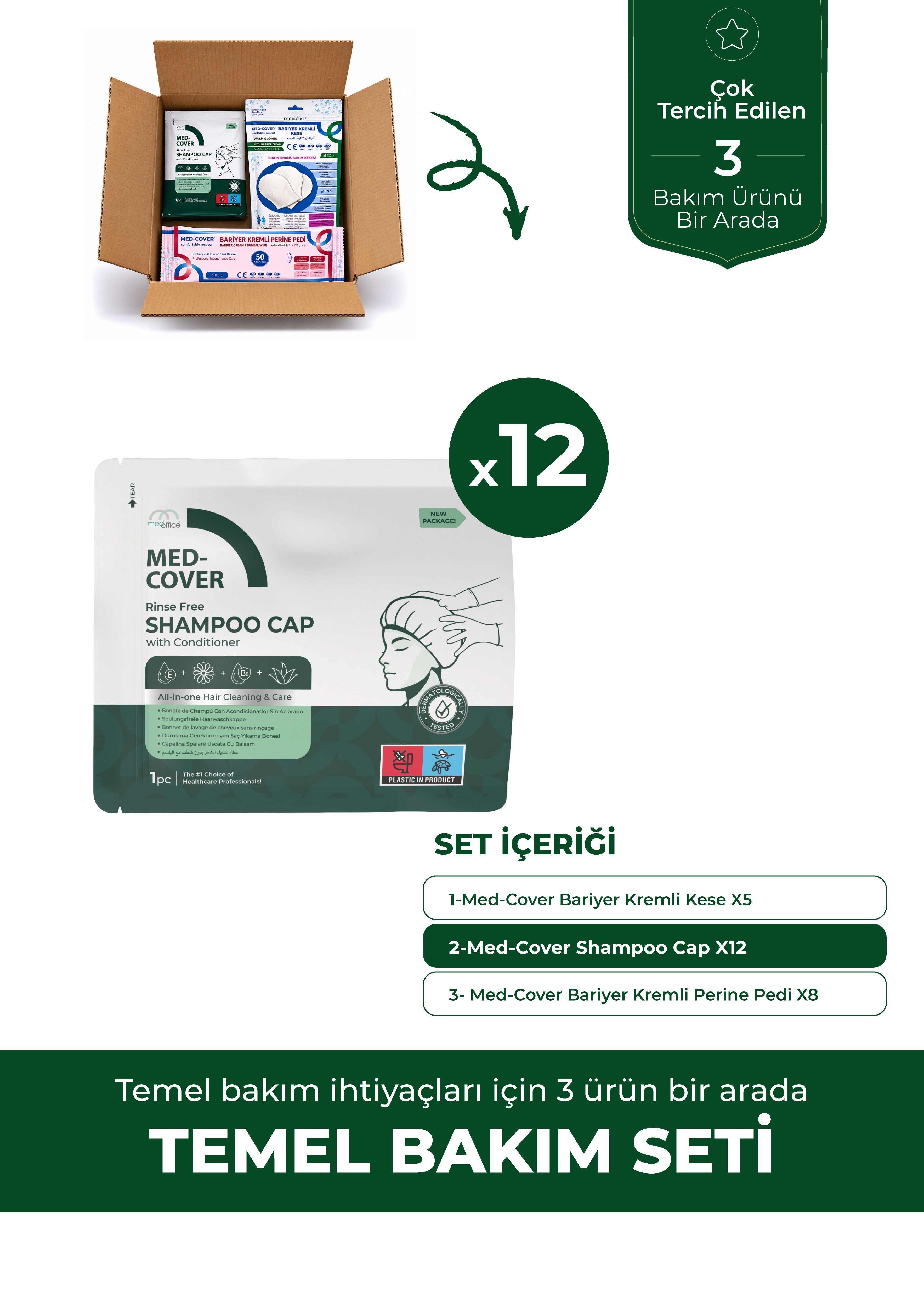 MED-COVER Temel Bakım Seti