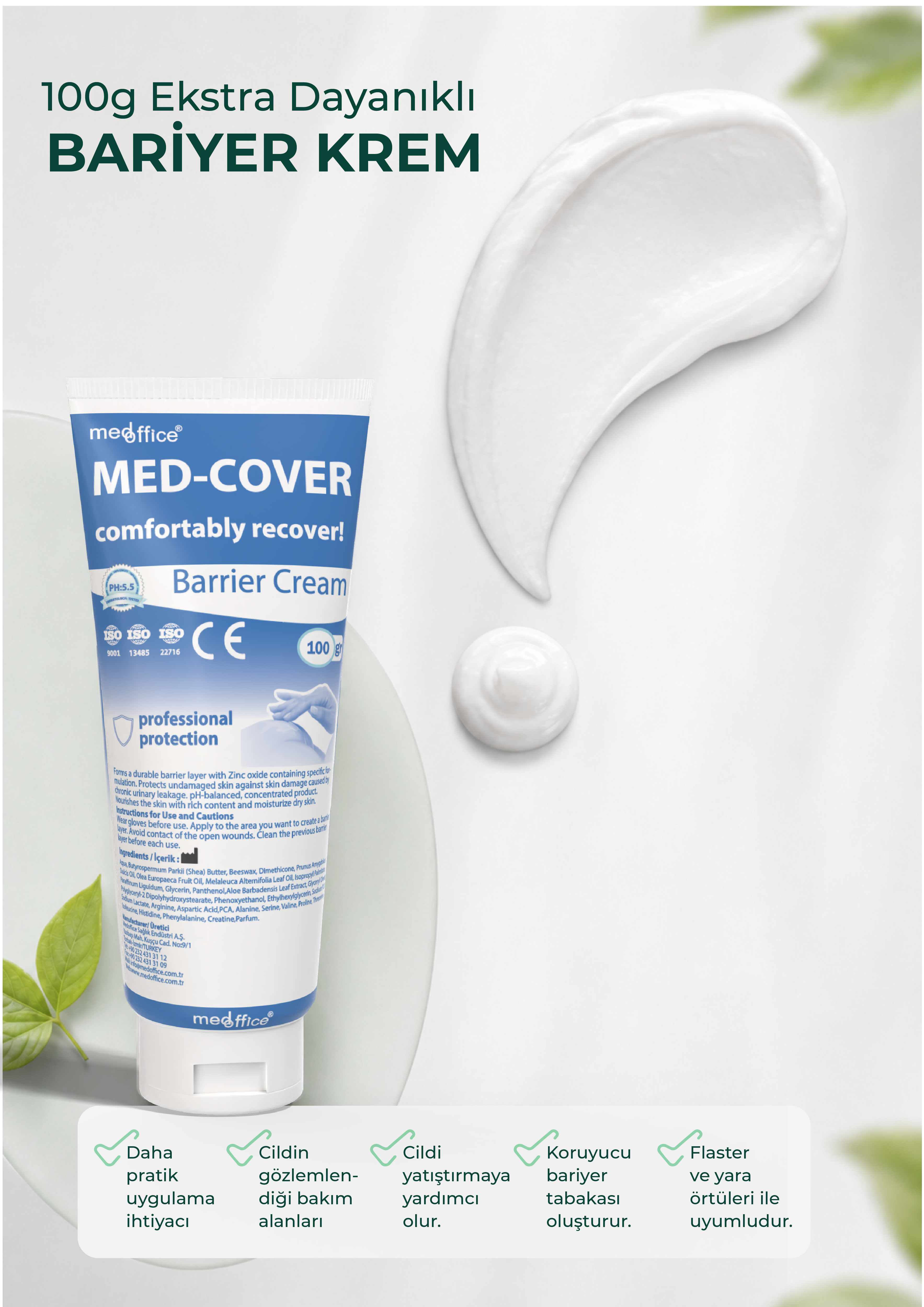 MedCover Bariyer Krem 100 gr