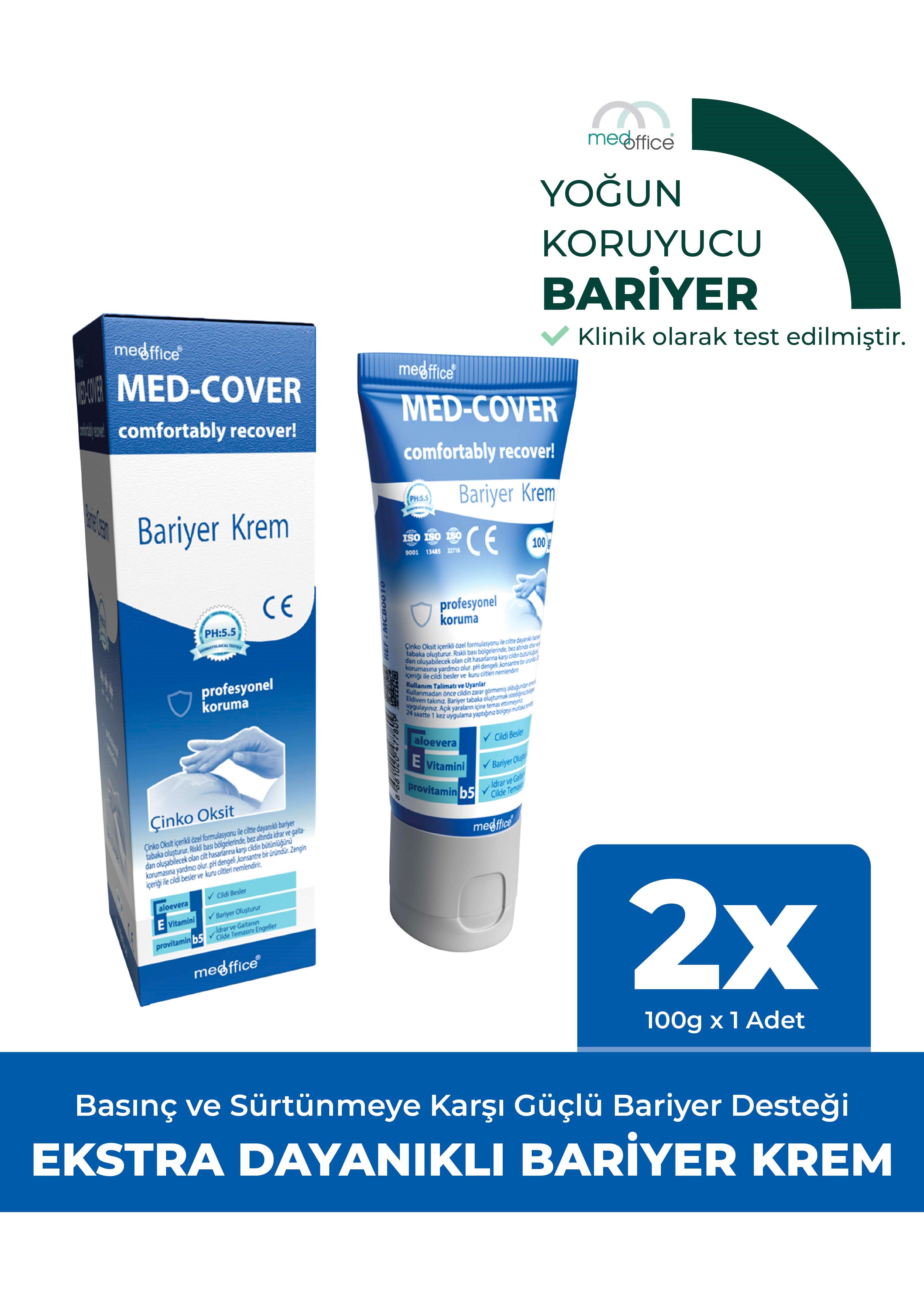 MedCover Bariyer Krem 100 gr x 2 adet