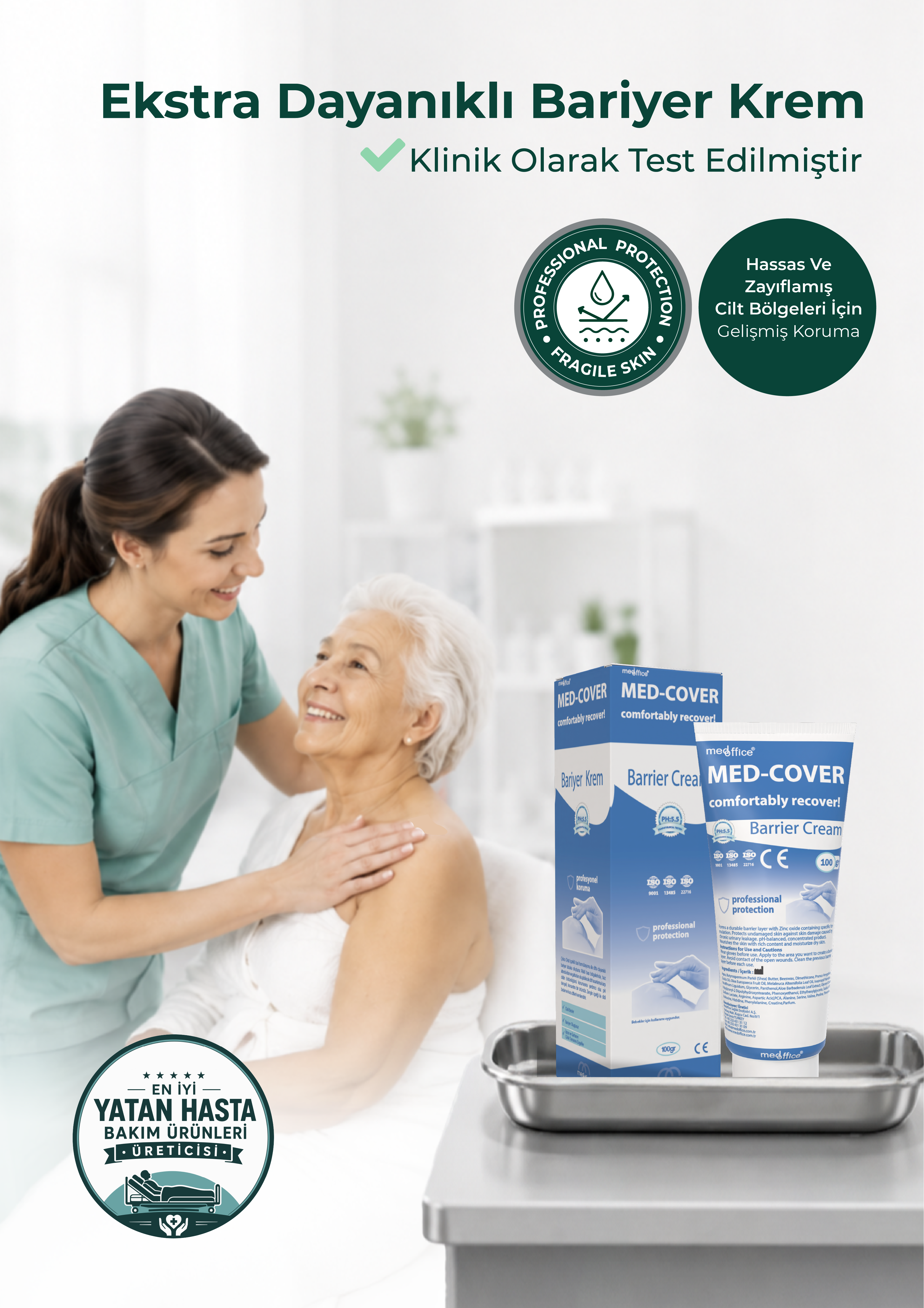 MedCover Bariyer Krem 100 gr  x 3 adet