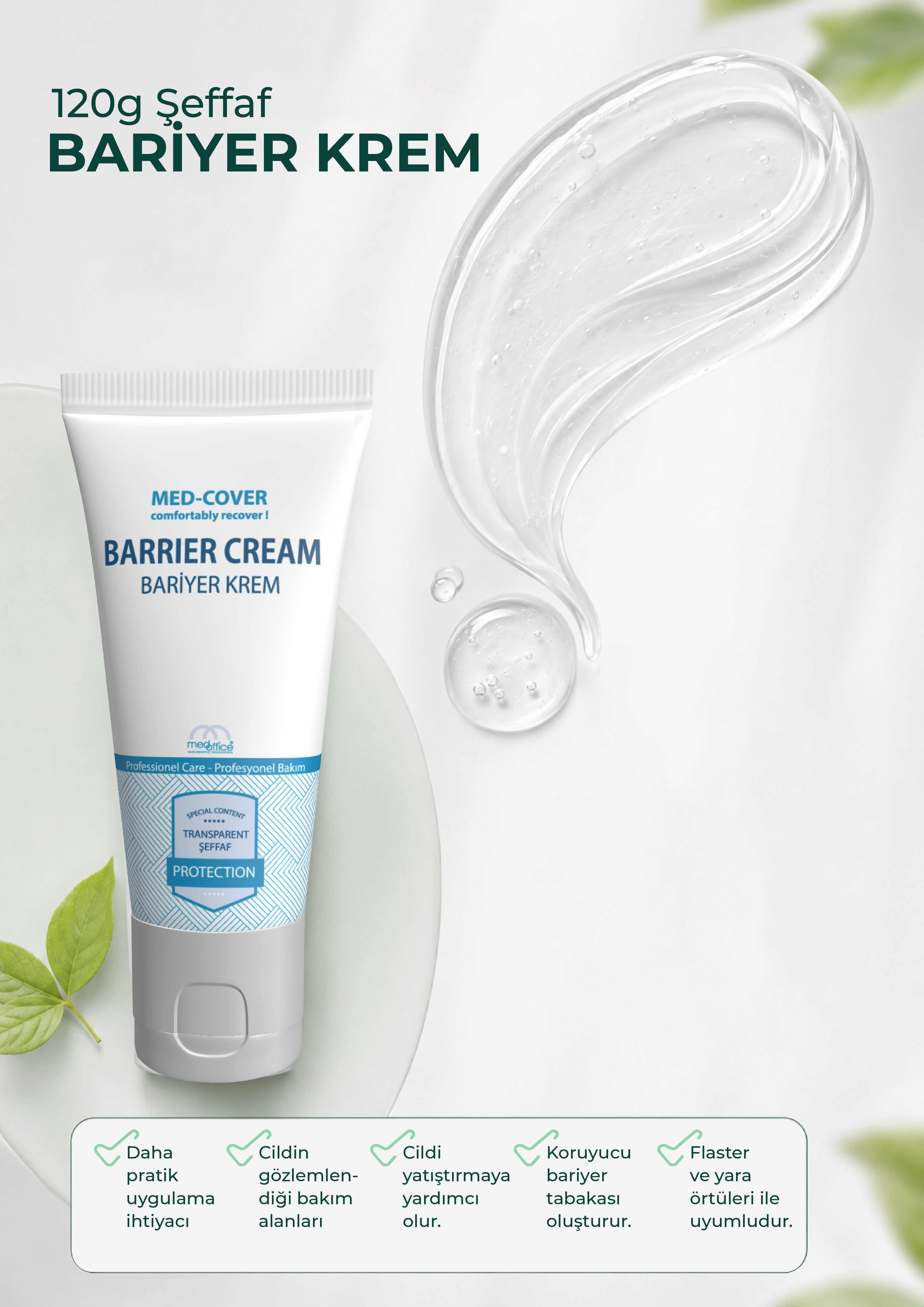 MedCover Bariyer Krem 120 gr