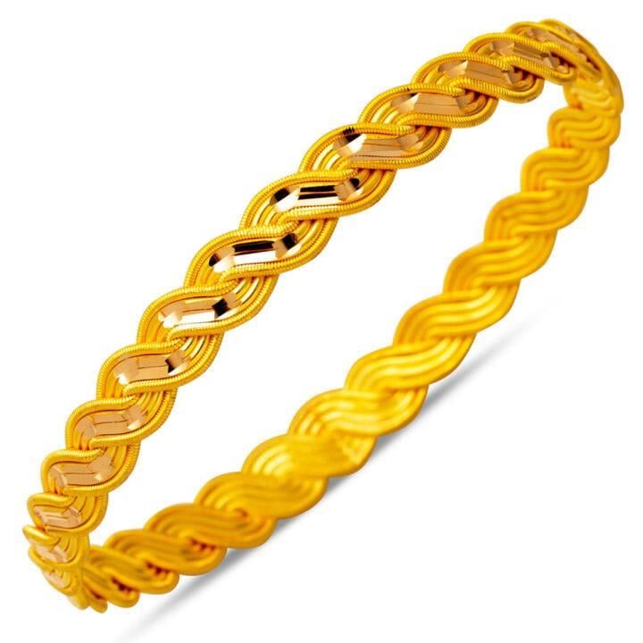25 GR MERCAN ÖRGÜ BİLEZİK 22 AYAR