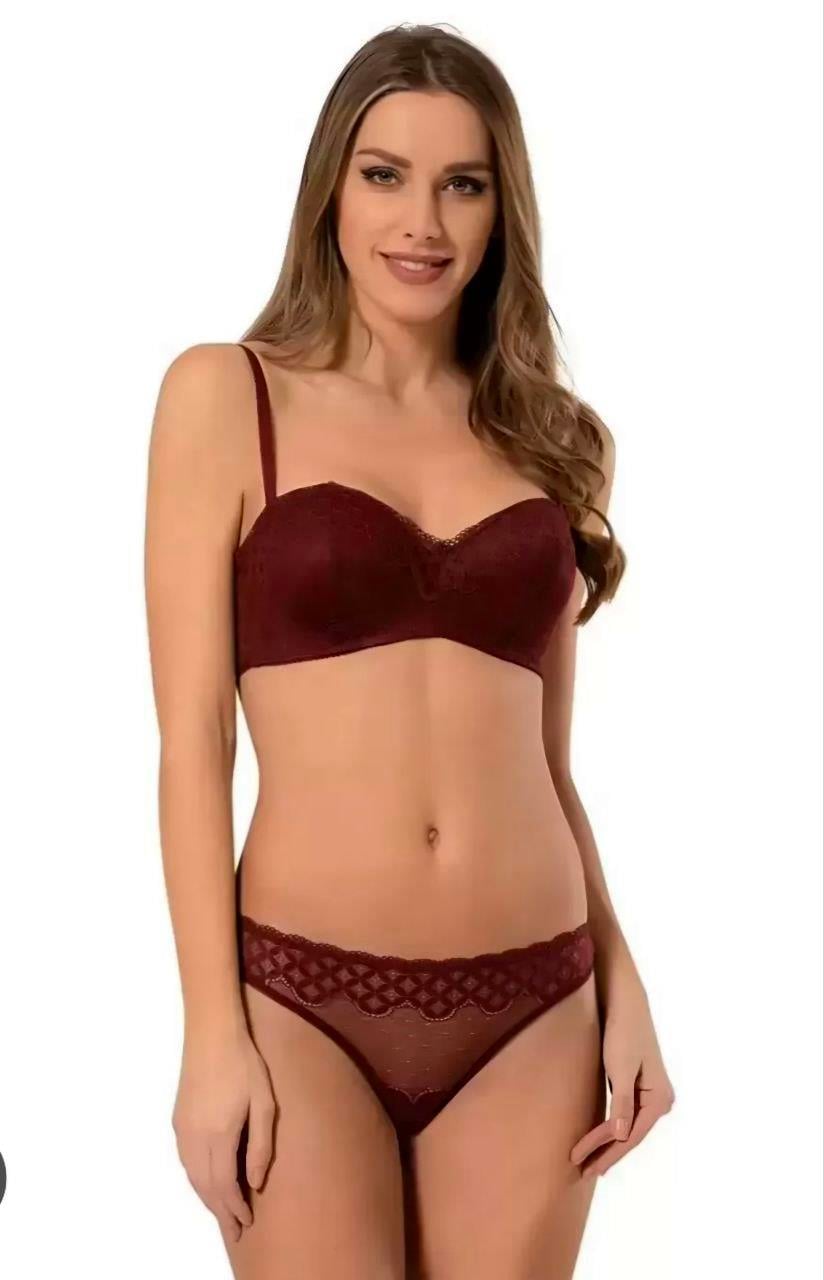 Dantelli Klasik Lingerie Takımı