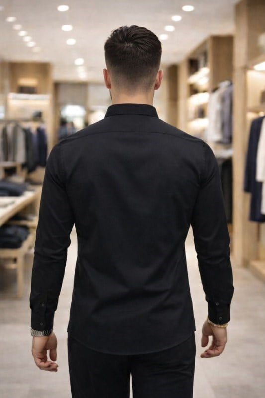 Modern Fit Klasik Beyaz Gömlek