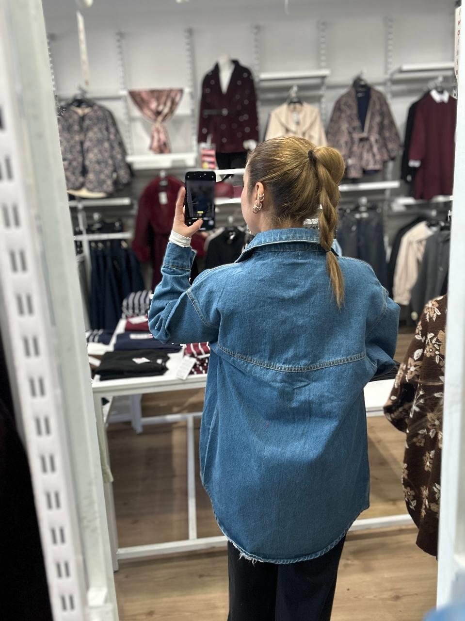 Oversize Kot Gömlek Ceket