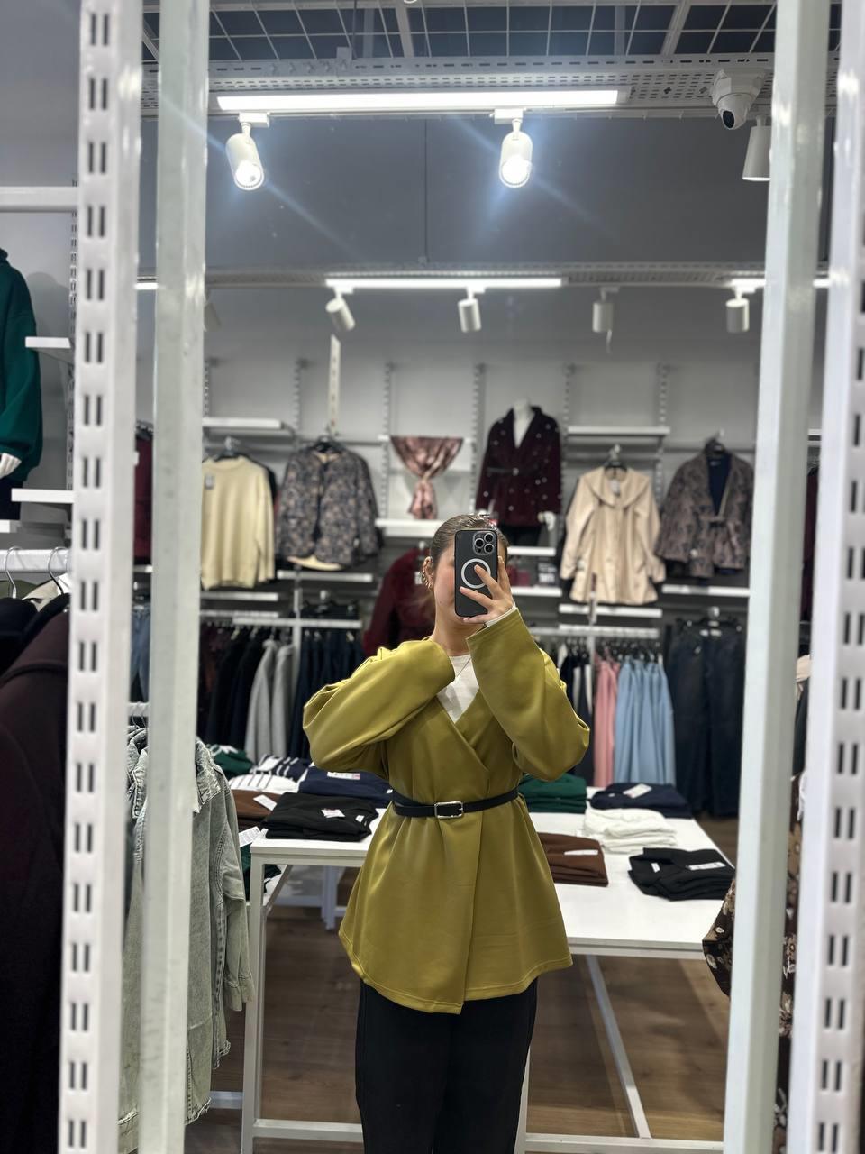 Scuba Kemerli Kimono Ceket