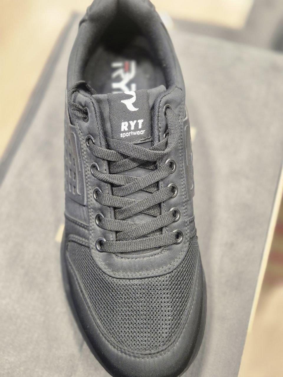 Siyah File Detaylı Sneaker
