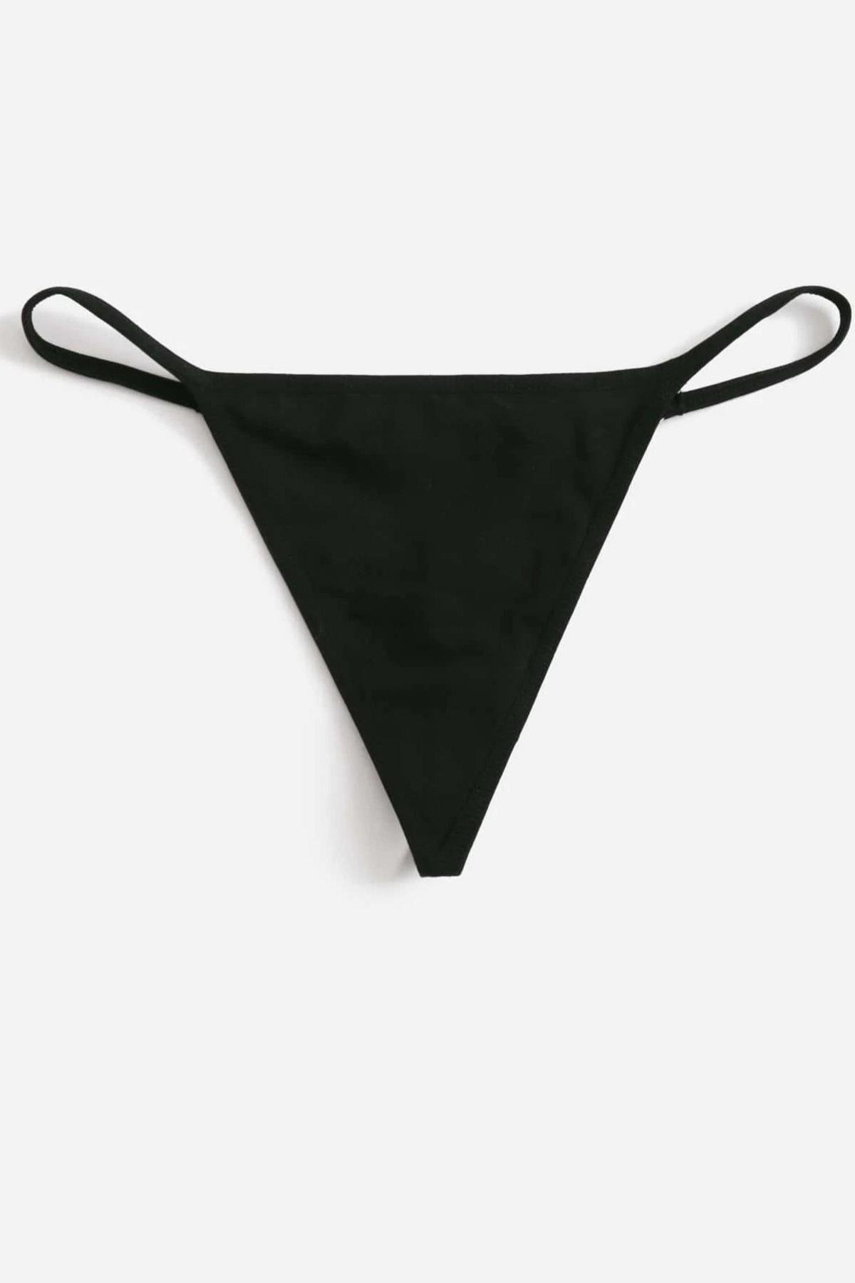 Aria's Closet Arkası Sexy Yazılı Zincirli Fantezi Tanga Külot