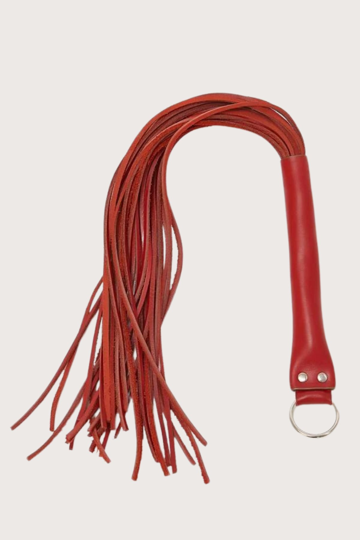 Aria's Closet Deri Fantezi Harness Kırmızı Kırbaç