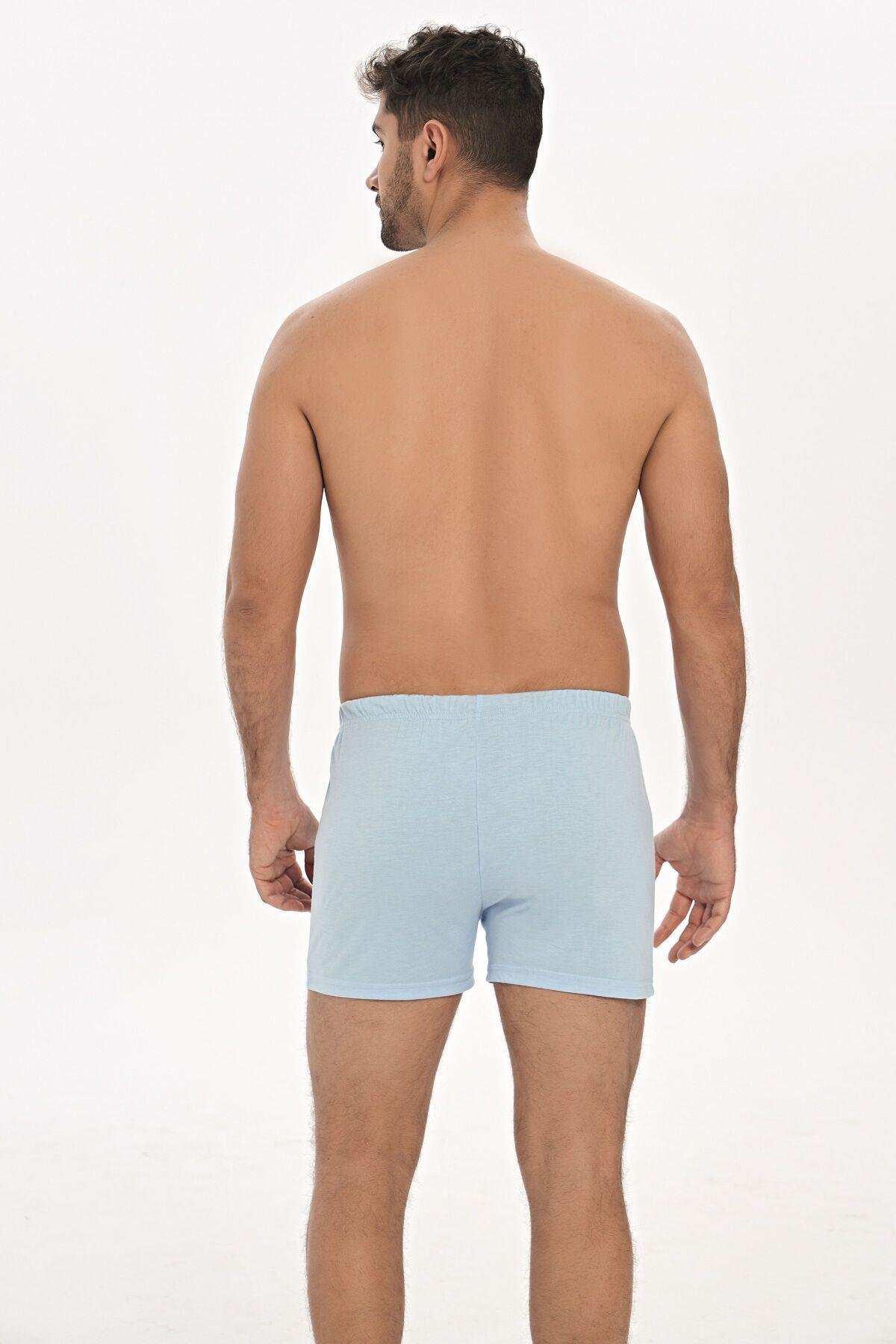 Aria's Closet Erkek Pamuklu Önden Düğmeli Klasik Bokser