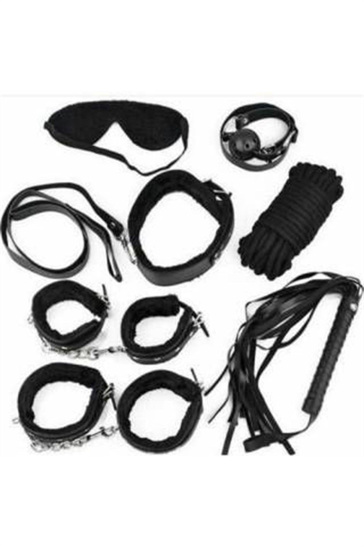 Aria's Closet Grinin 50 Tonu Fantazi Kelepçe Kırbaç Seti