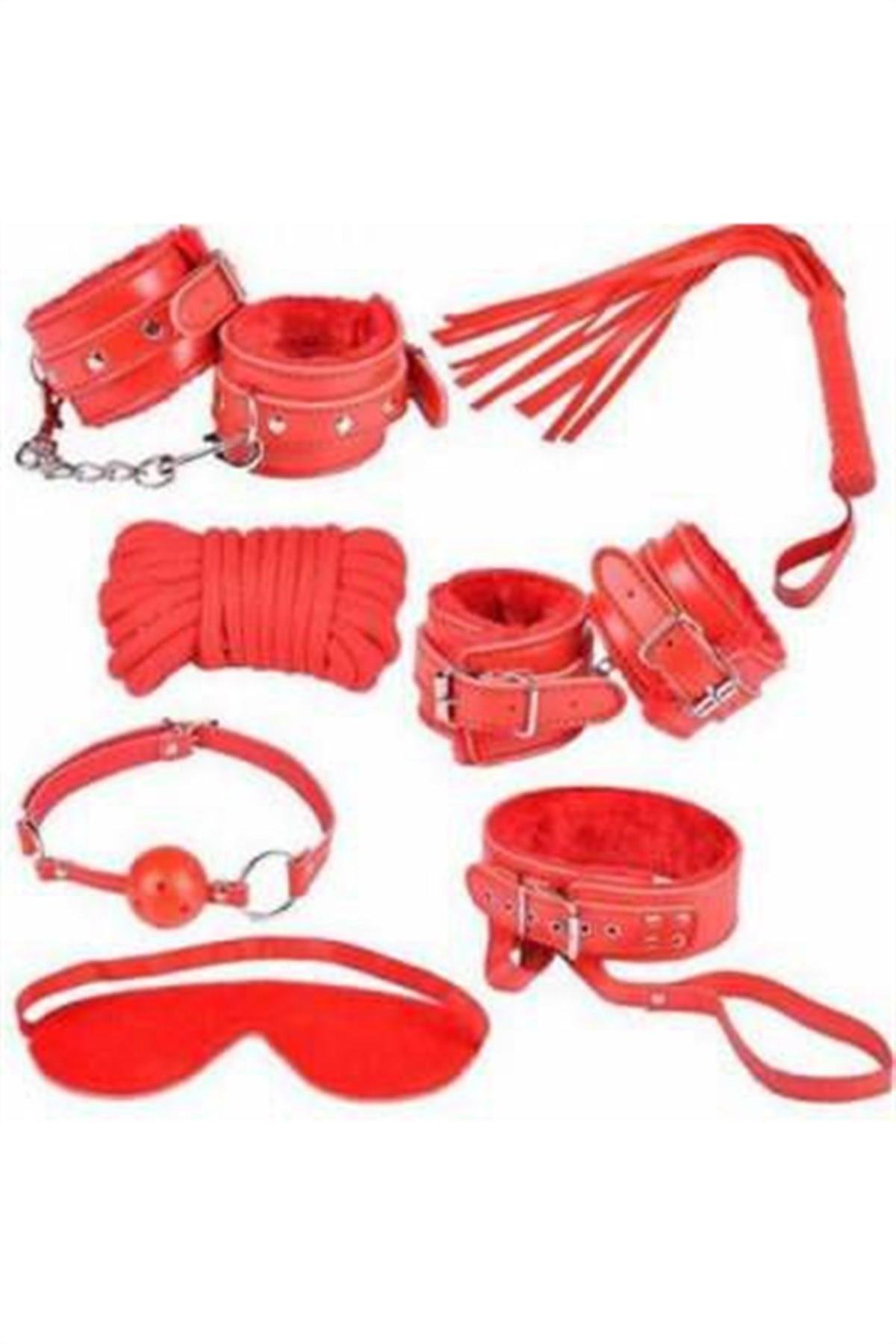 Aria's Closet Grinin 50 Tonu Fantazi Kelepçe Kırbaç Seti