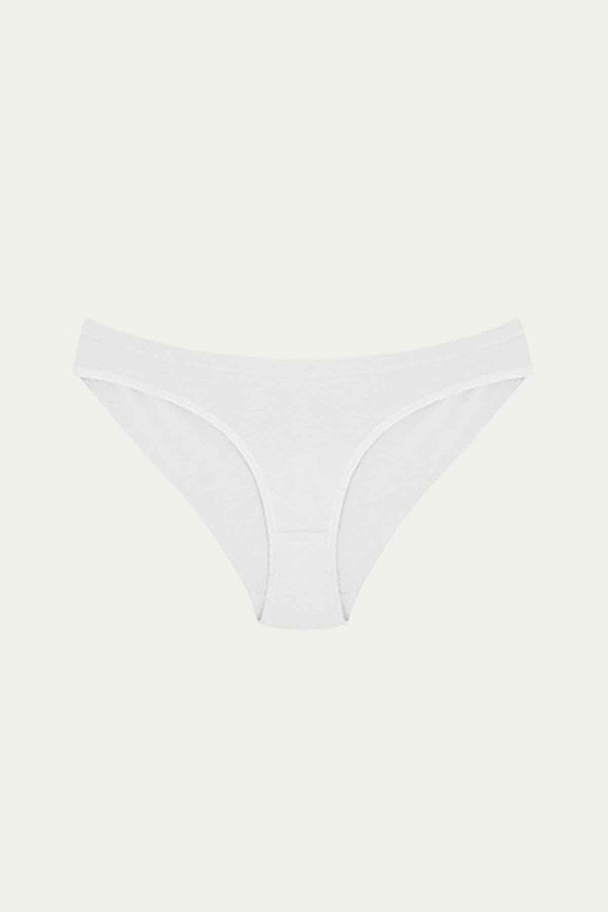 Aria's Closet Pamuklu Siyah Beyaz Ten Rengi 3'lü Külot